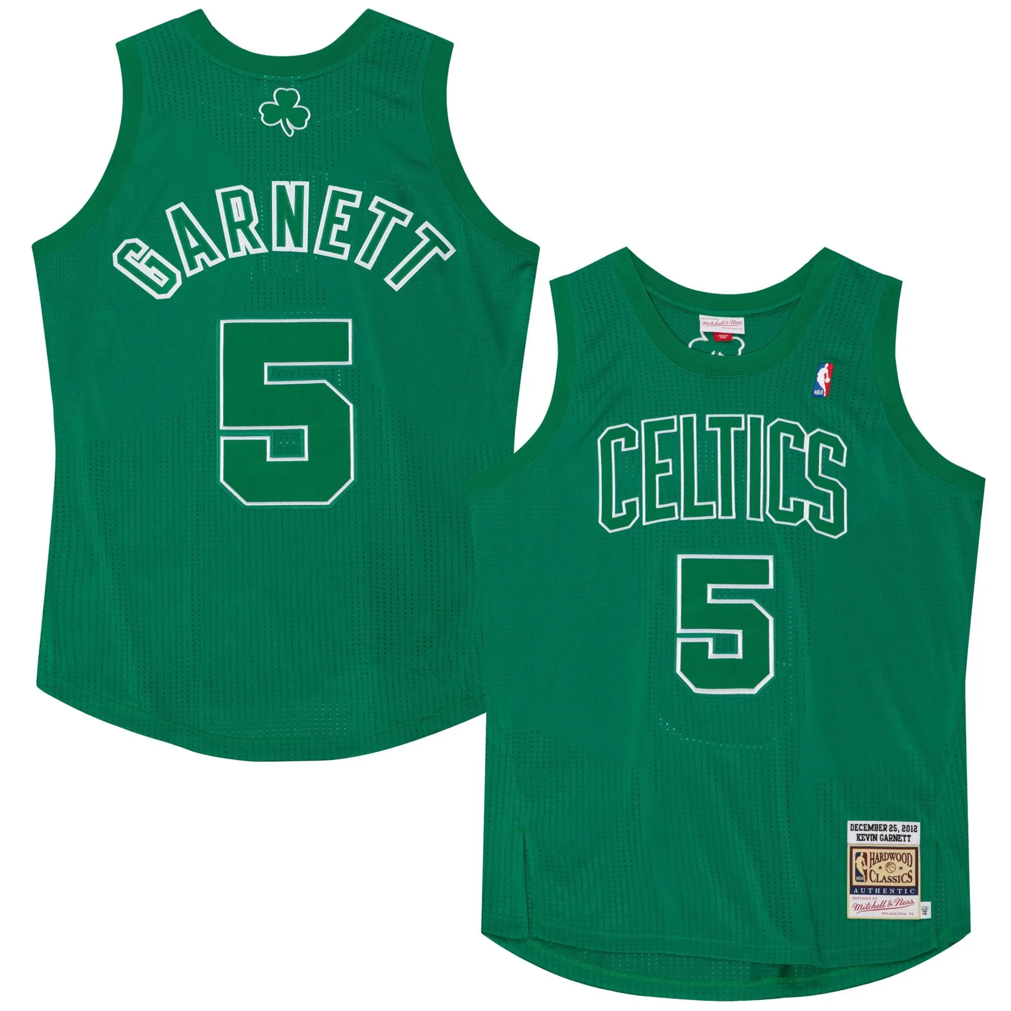 Kevin Garnett Boston Celtics Mitchell & Ness 2012  Player Jersey - Kelly Green