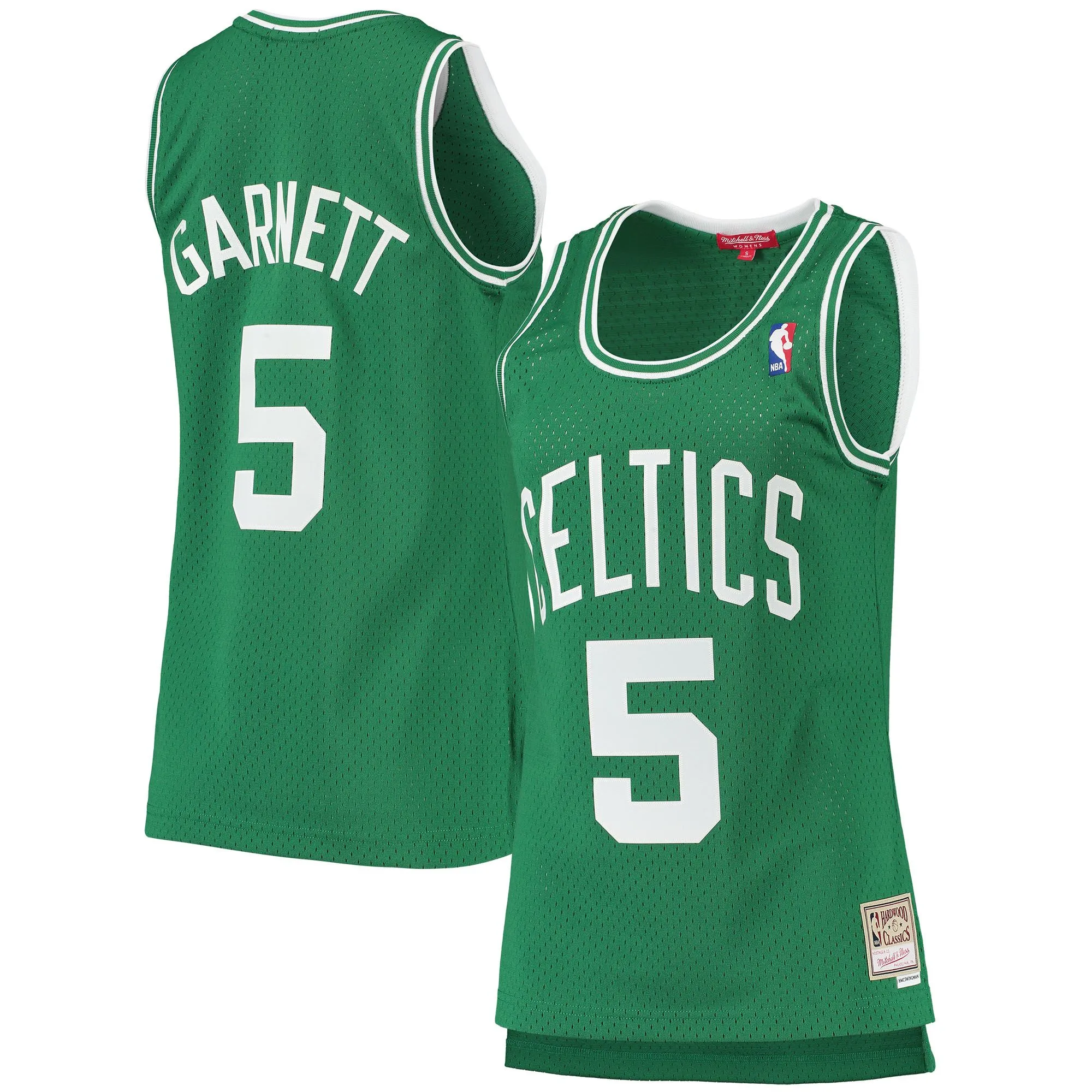 Kevin Garnett Boston Celtics Mitchell & Ness Women's 2007/08 Hardwood Classics Swingman Jersey - Kelly Green