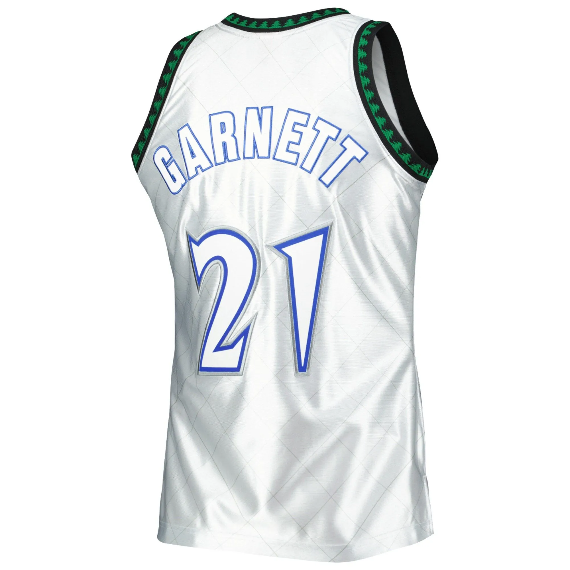 Kevin Garnett Minnesota Timberwolves Mitchell & Ness 1997/98 Hardwood Classics 75th Anniversary Swingman Jersey - Platinum