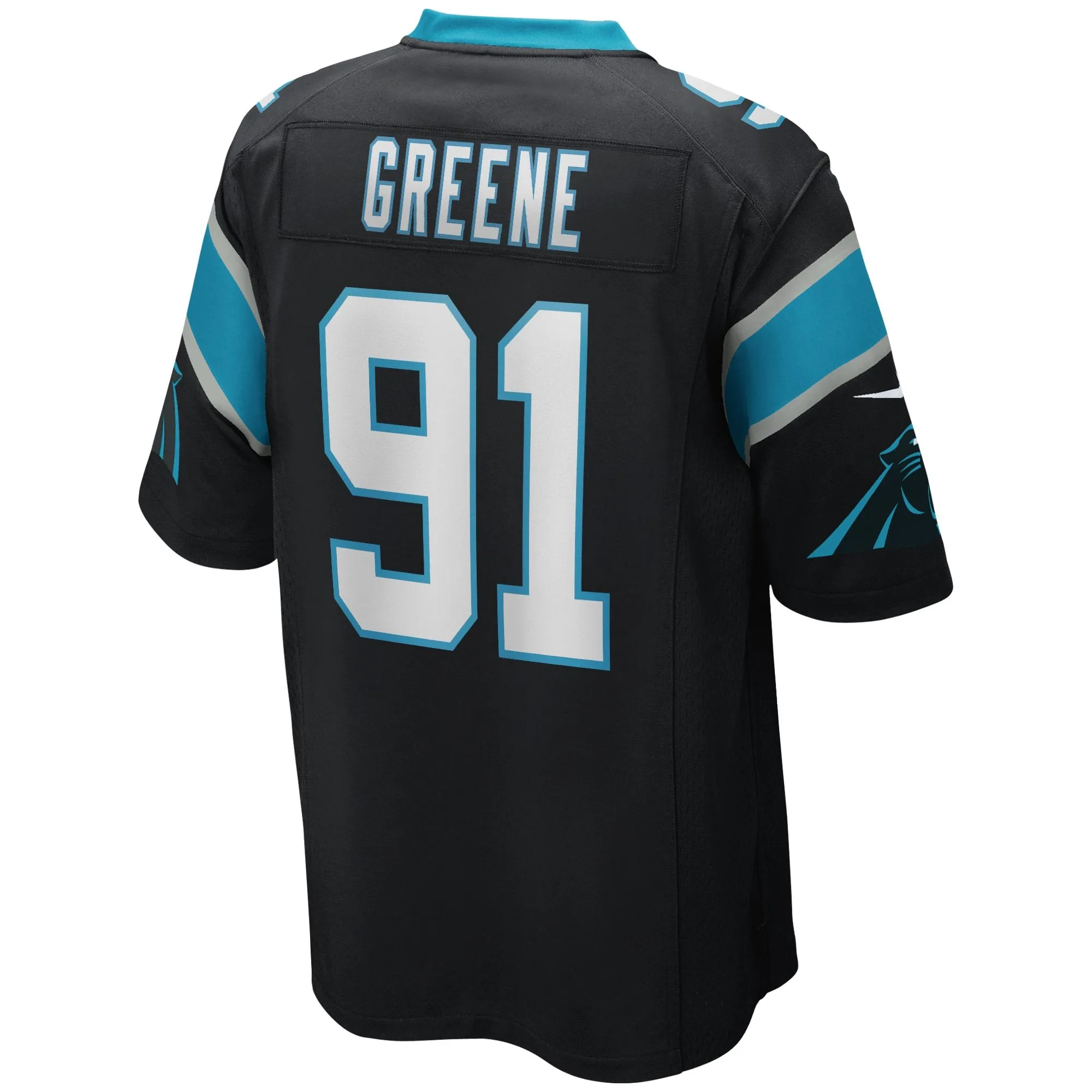 Kevin Greene Carolina Panthers  Game Retired Player Jersey - Black