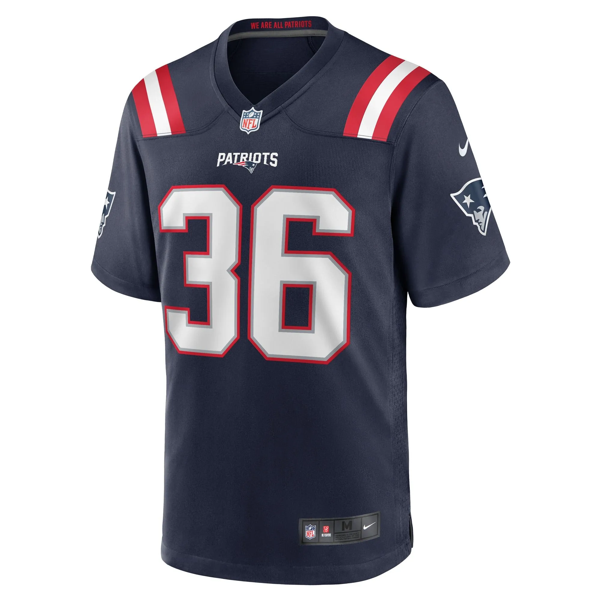 Kevin Harris New England Patriots  Game Player Jersey - Navy