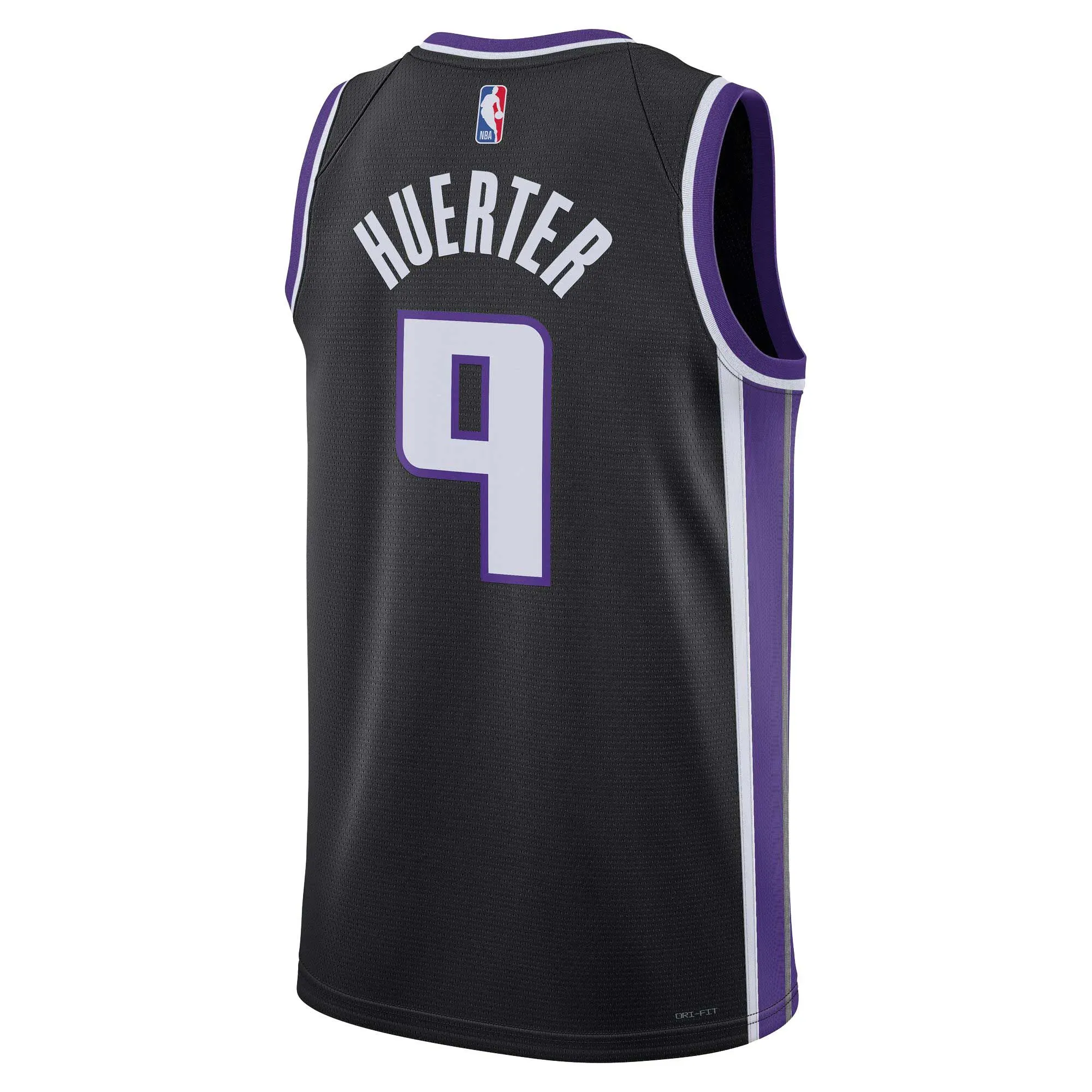 Kevin Huerter Sacramento Kings  Unisex Swingman Jersey - Icon Edition - Black