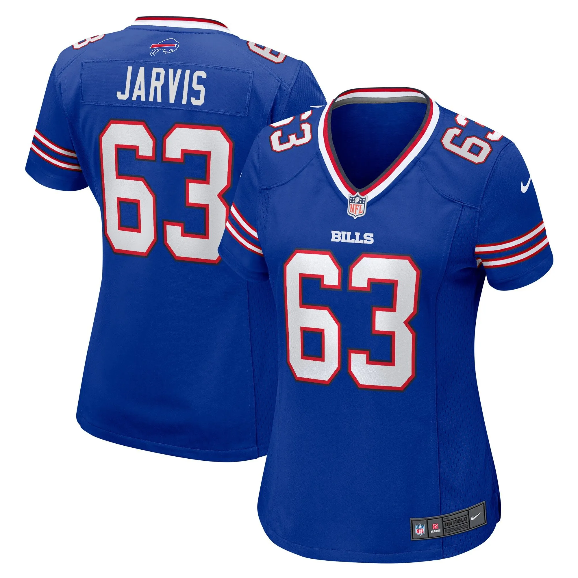 Kevin Jarvis Buffalo Bills  Women's Team Game Jersey -  Royal