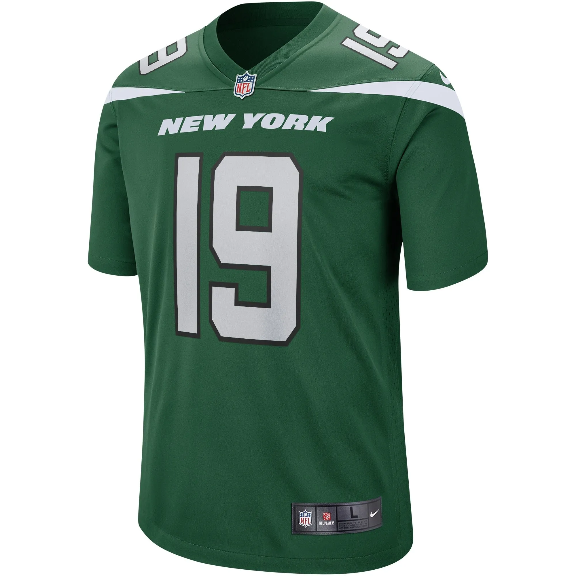 Keyshawn Johnson New York Jets  Game Retired Player Jersey - Gotham Green