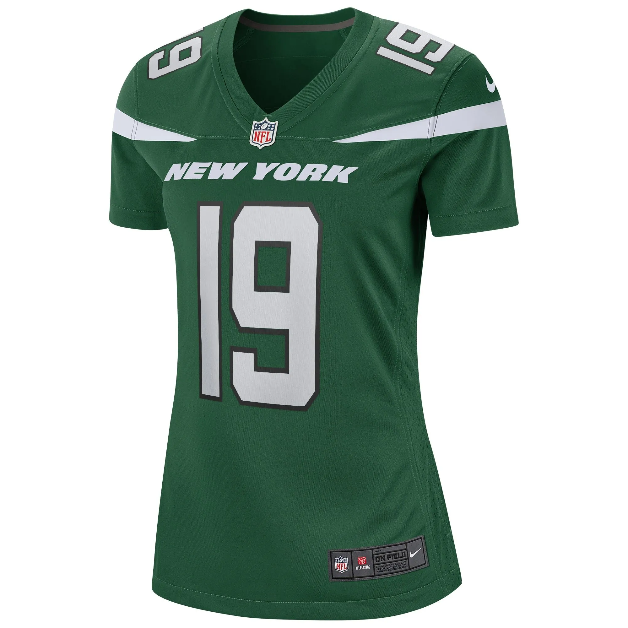 Keyshawn Johnson New York Jets  Women's Game Retired Player Jersey - Gotham Green