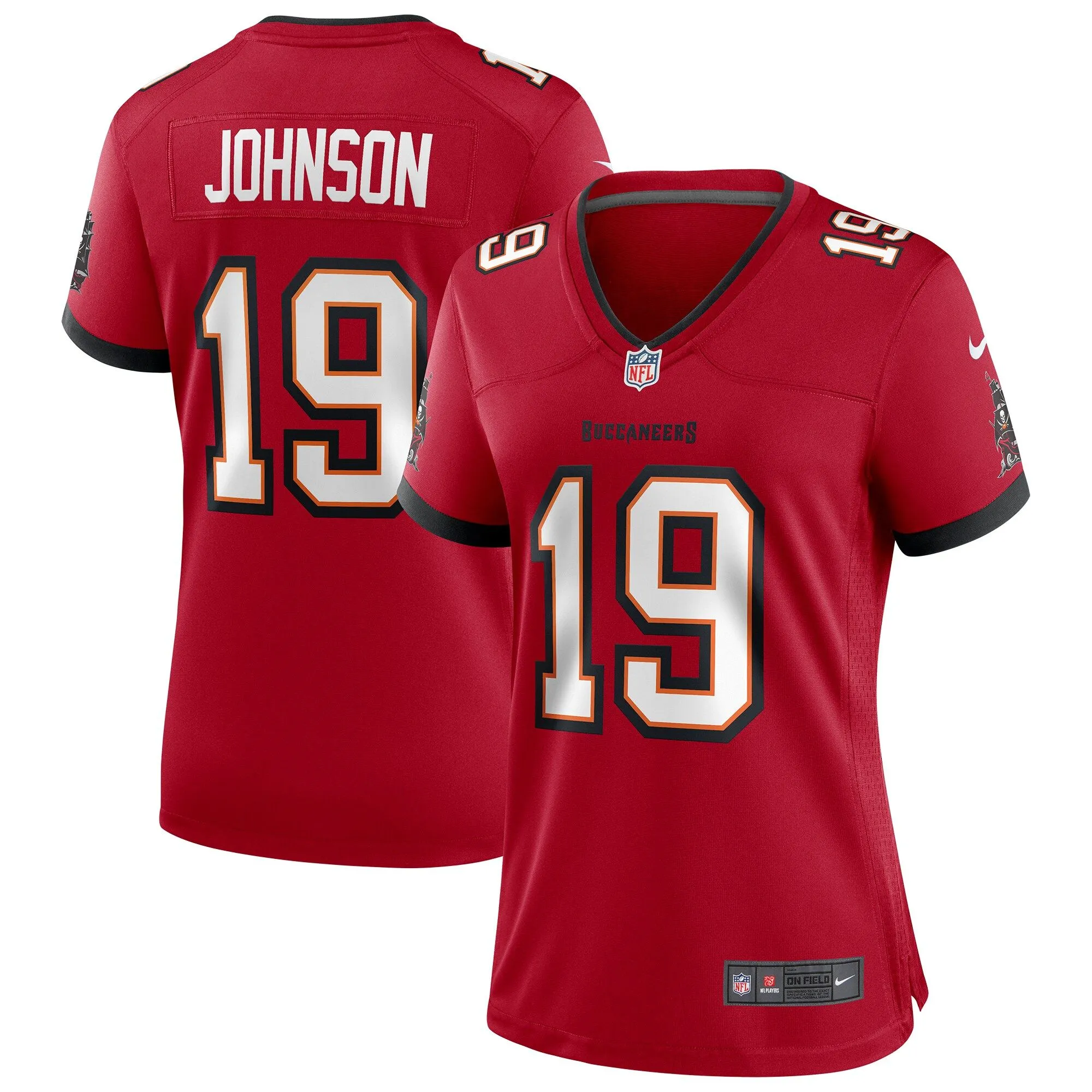 Keyshawn Johnson Tampa Bay Buccaneers  Women's Game Retired Player Jersey - Red