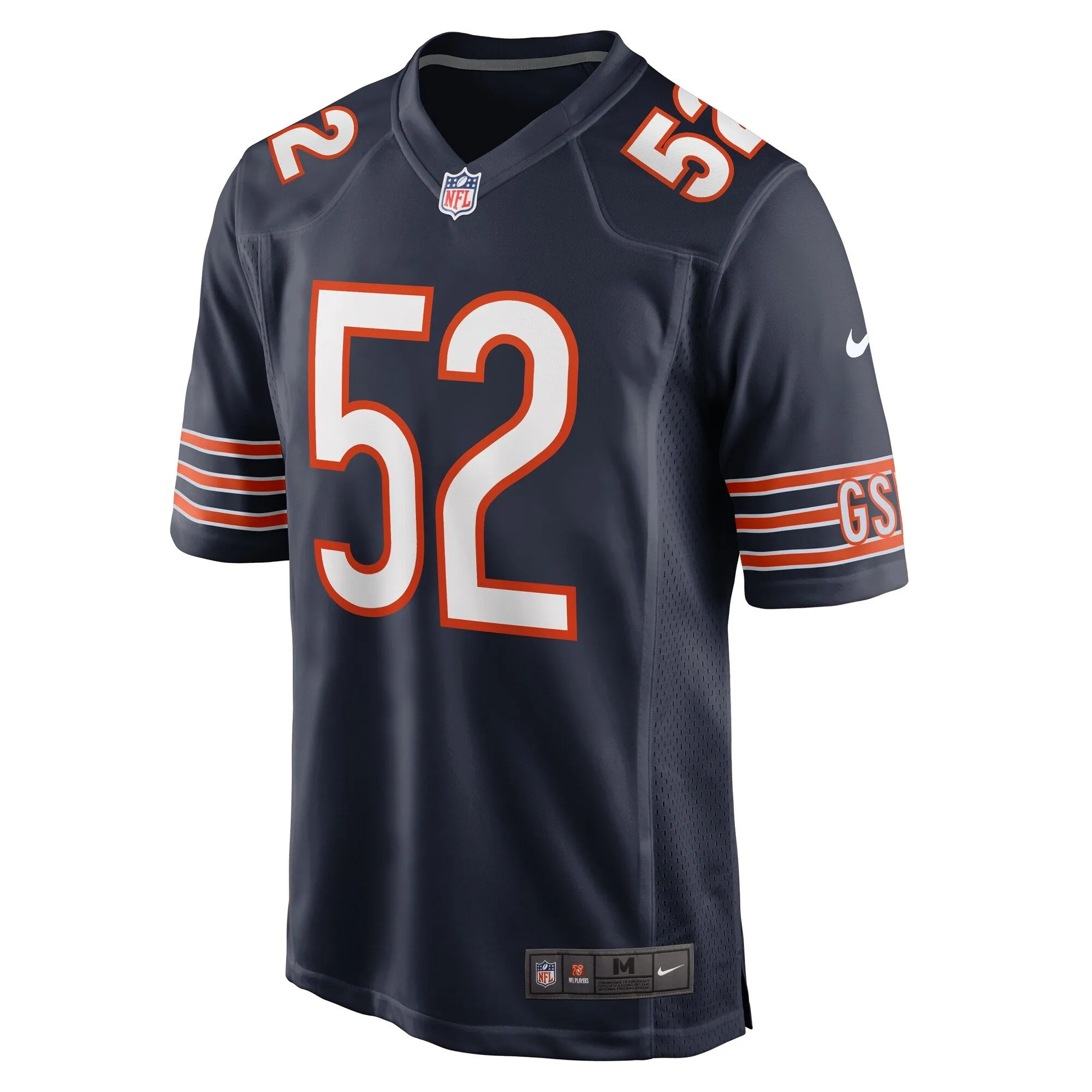 Khalid Kareem Chicago Bears  Team Game Jersey -  Navy