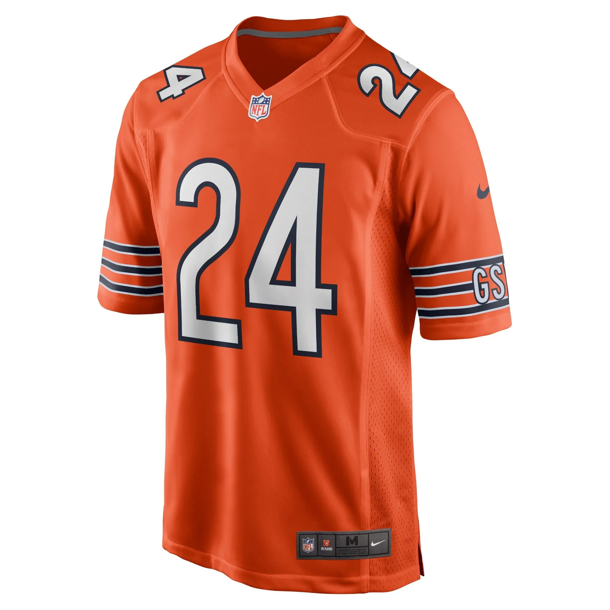 Khalil Herbert Chicago Bears  Alternate Game Player Jersey - Orange