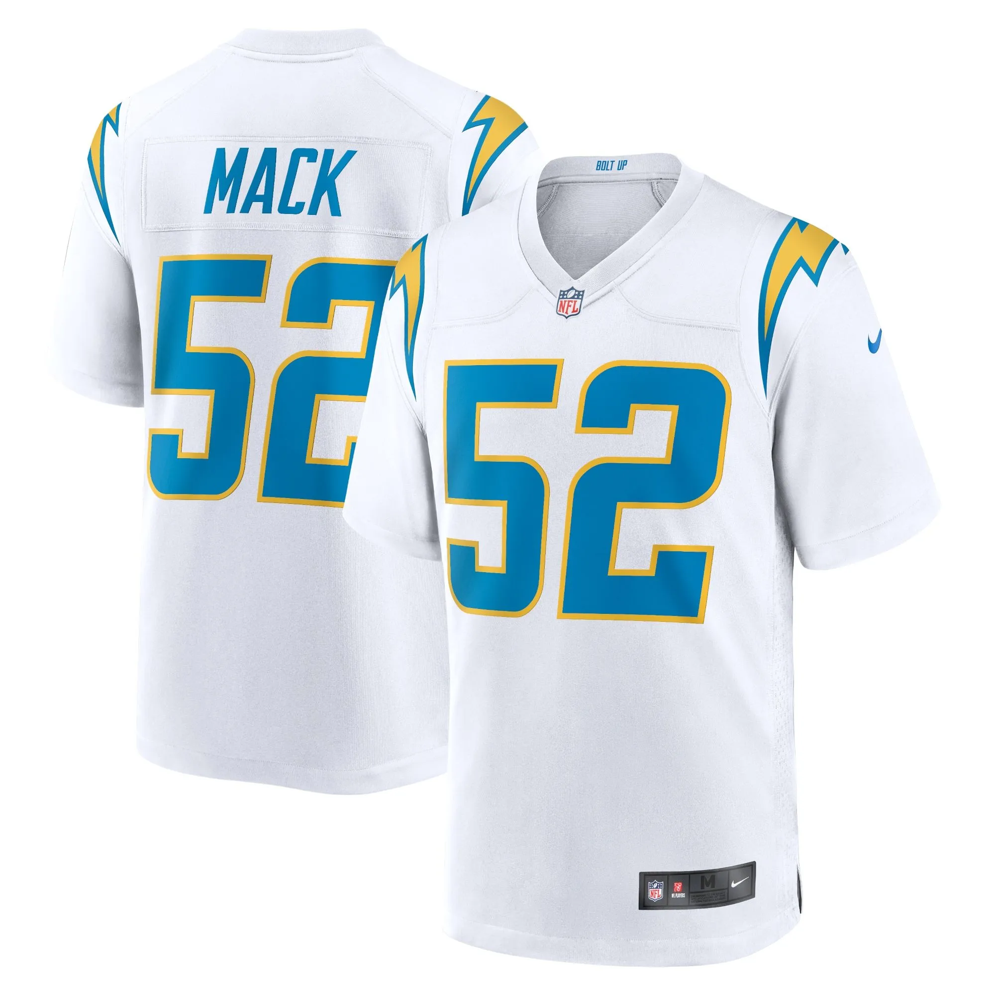 Khalil Mack Los Angeles Chargers  Game Jersey - White