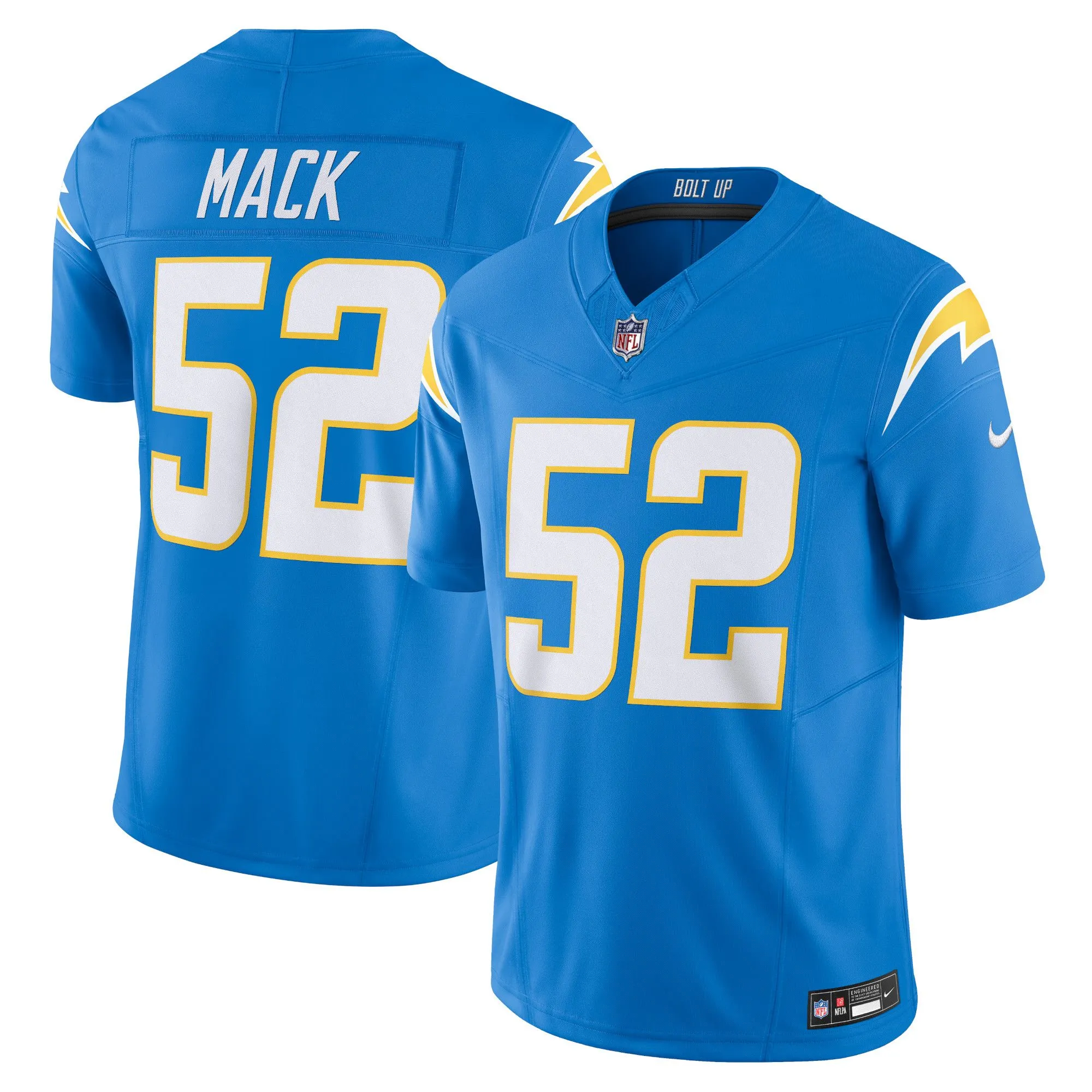 Khalil Mack Los Angeles Chargers  Vapor F.U.S.E. Limited Jersey - Powder Blue