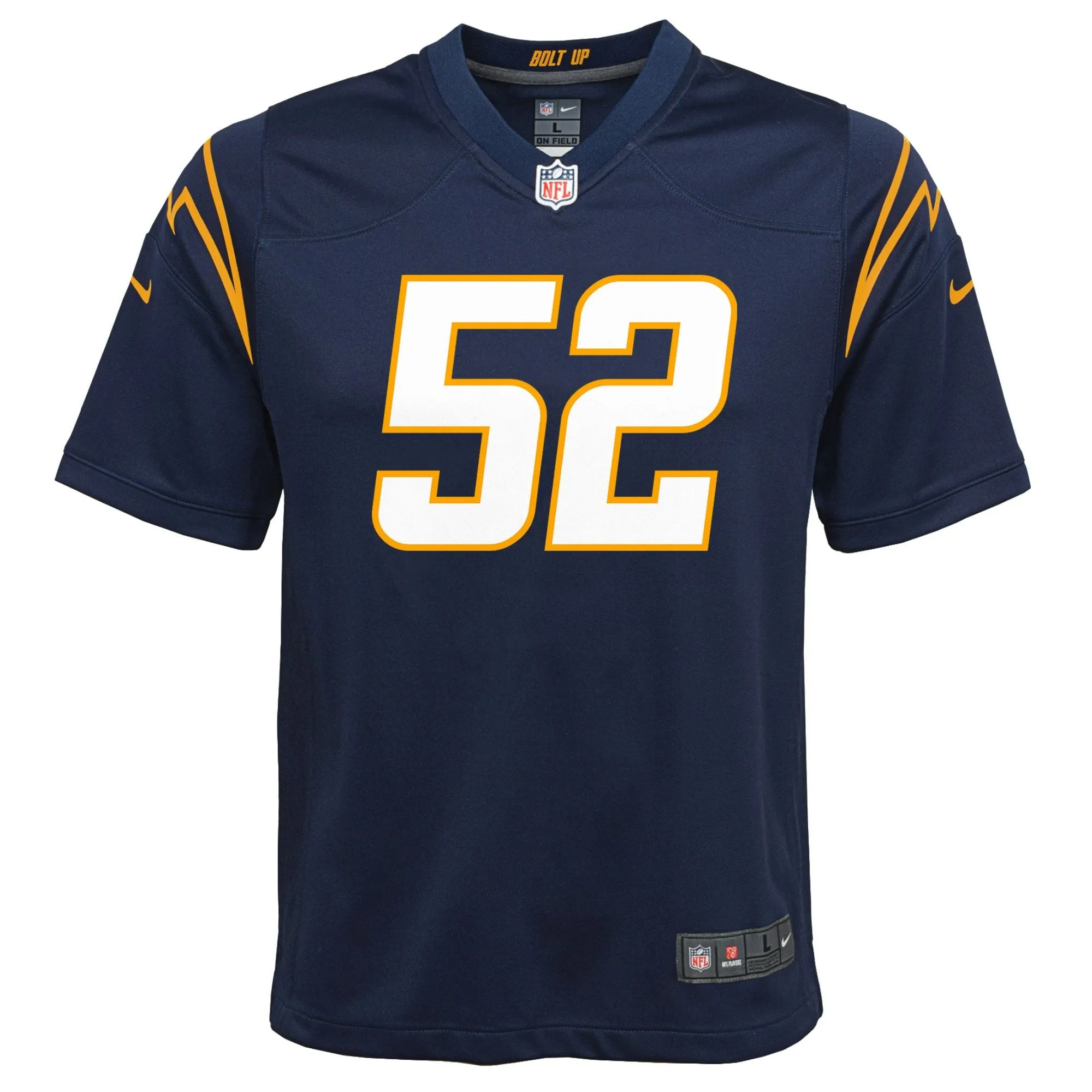 Khalil Mack Los Angeles Chargers  Youth Game Jersey - Navy