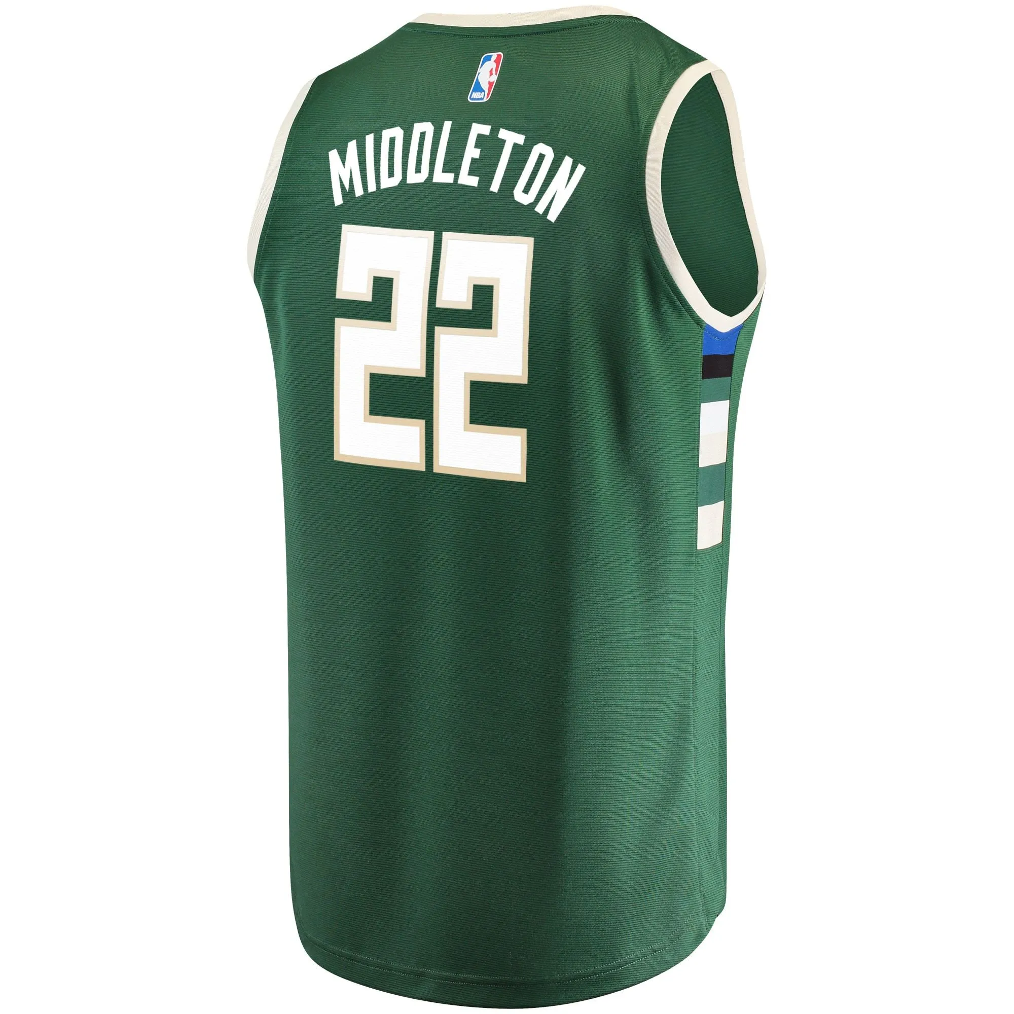 Khris Middleton Milwaukee Bucks Fanatics Branded Fast Break Road Replica Player Jersey Green - Icon Edition