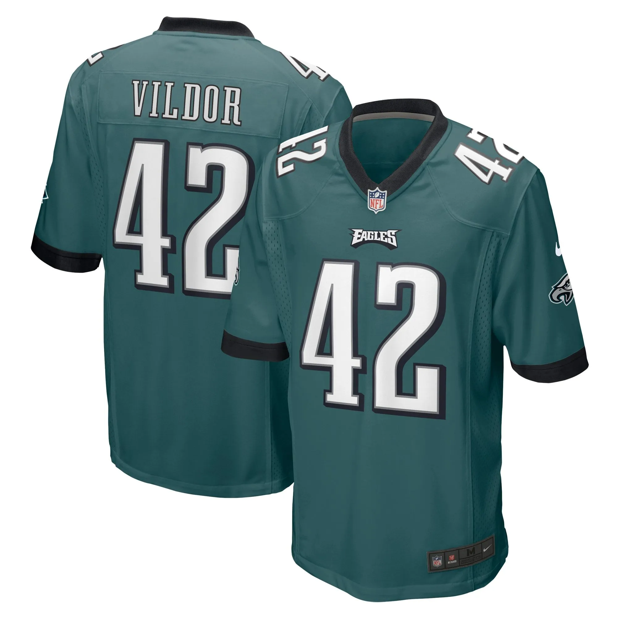 Kindle Vildor Philadelphia Eagles   Game Jersey - Midnight Green