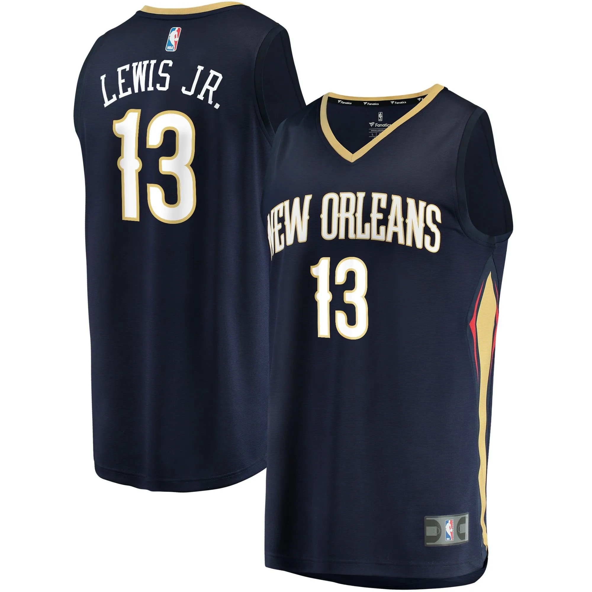 Kira Lewis Jr. New Orleans Pelicans Fanatics Branded Youth Fast Break Replica Jersey Navy - Icon Edition