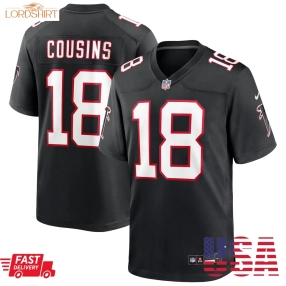 Kirk Cousins Atlanta Falcons  Alternate Game Player Jersey   Black