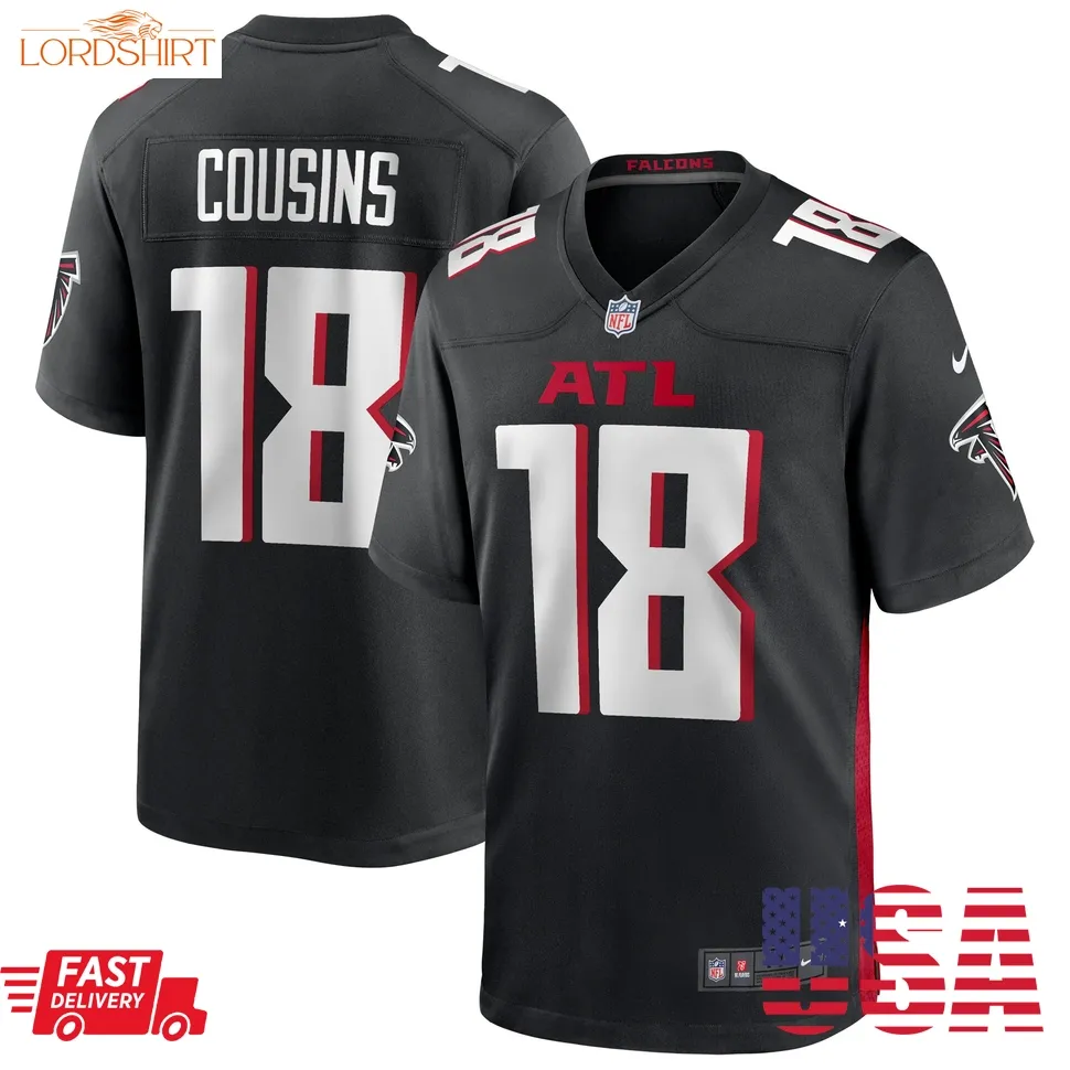 Kirk Cousins Atlanta Falcons  Game Player Jersey   Black