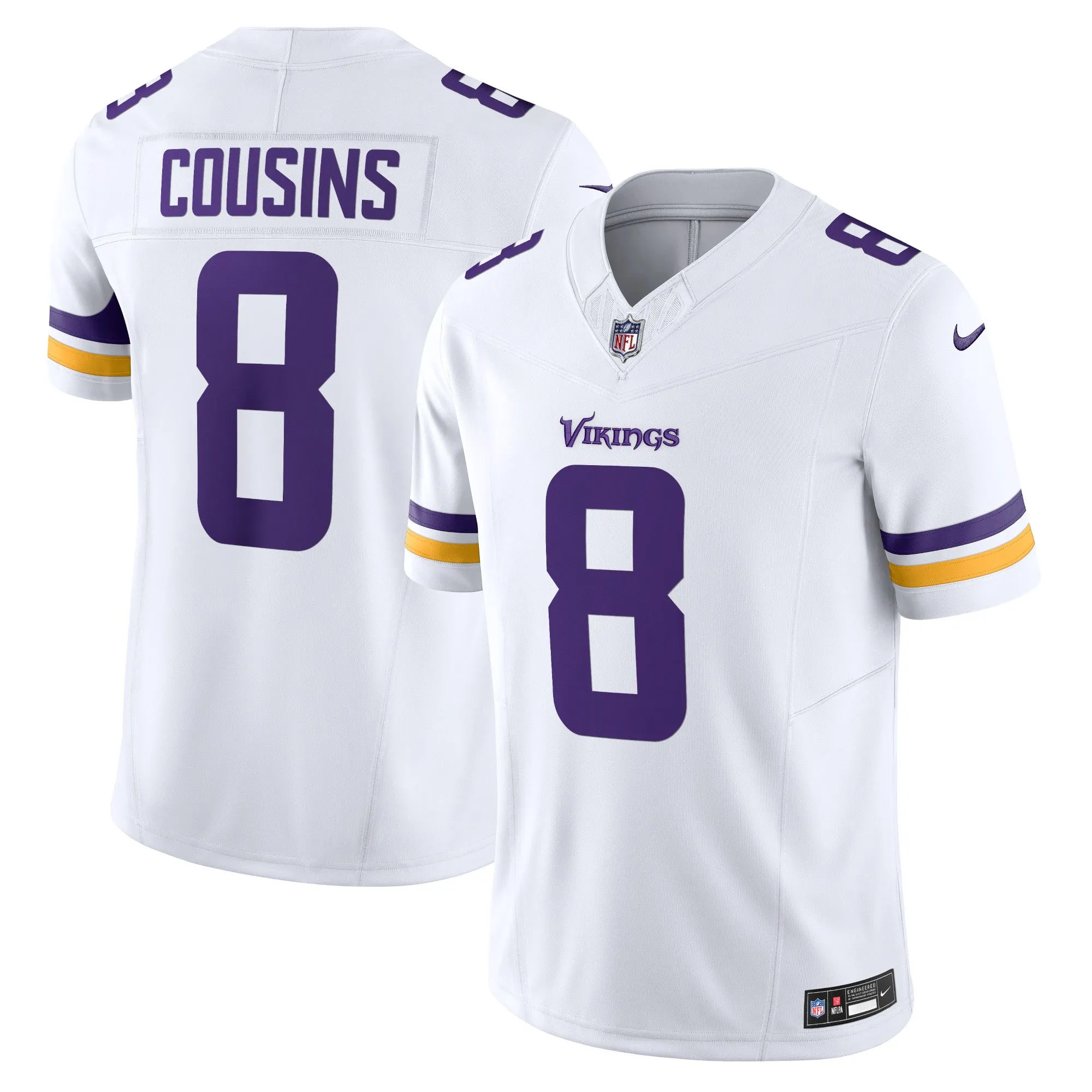 Kirk Cousins Minnesota Vikings  Vapor F.U.S.E. Limited Jersey - White