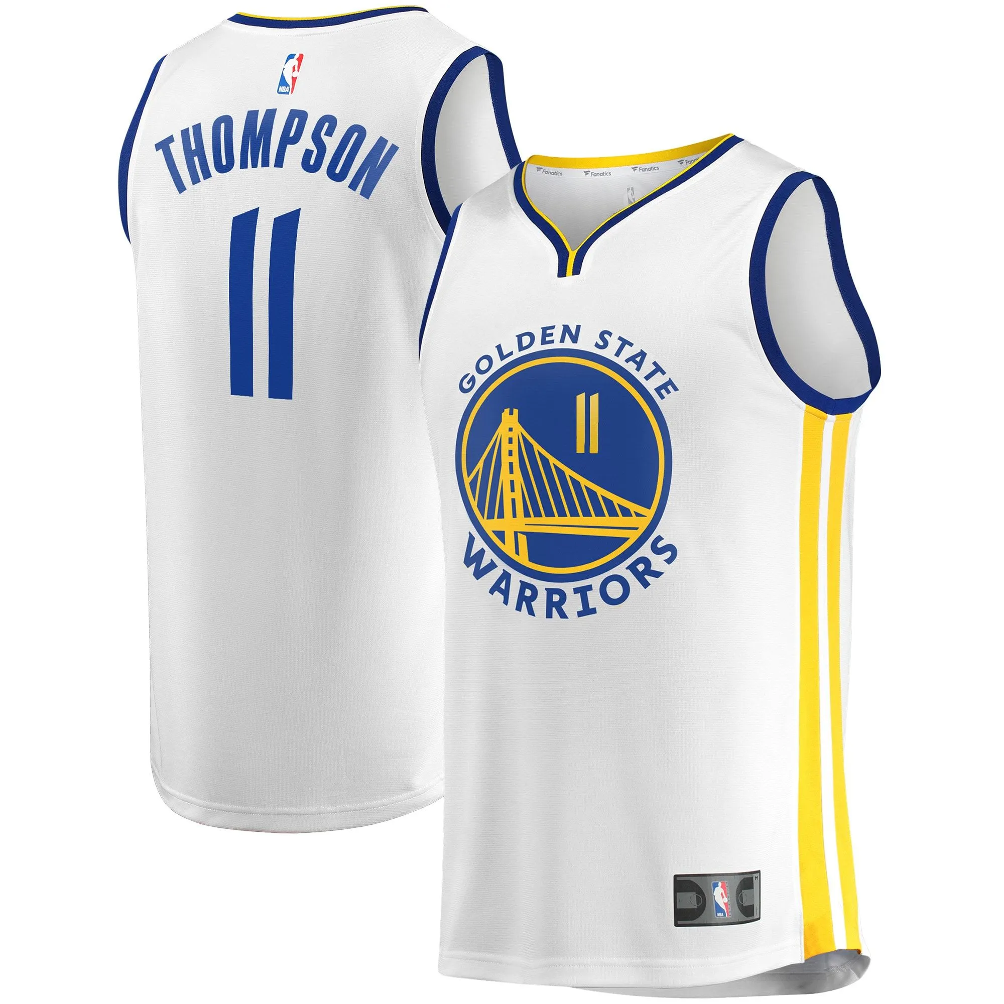 Klay Thompson Golden State Warriors Fanatics Branded 2022/23 Fast Break Replica Player Jersey - Association Edition - White