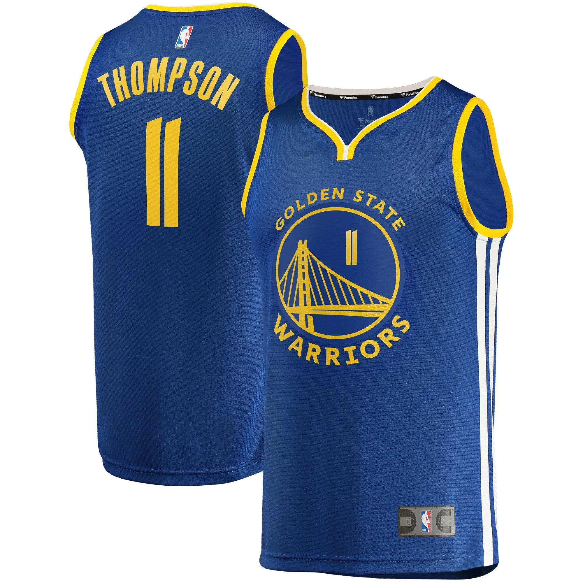 Klay Thompson Golden State Warriors Fanatics Branded Fast Break Replica Player Jersey - Icon Edition - Royal