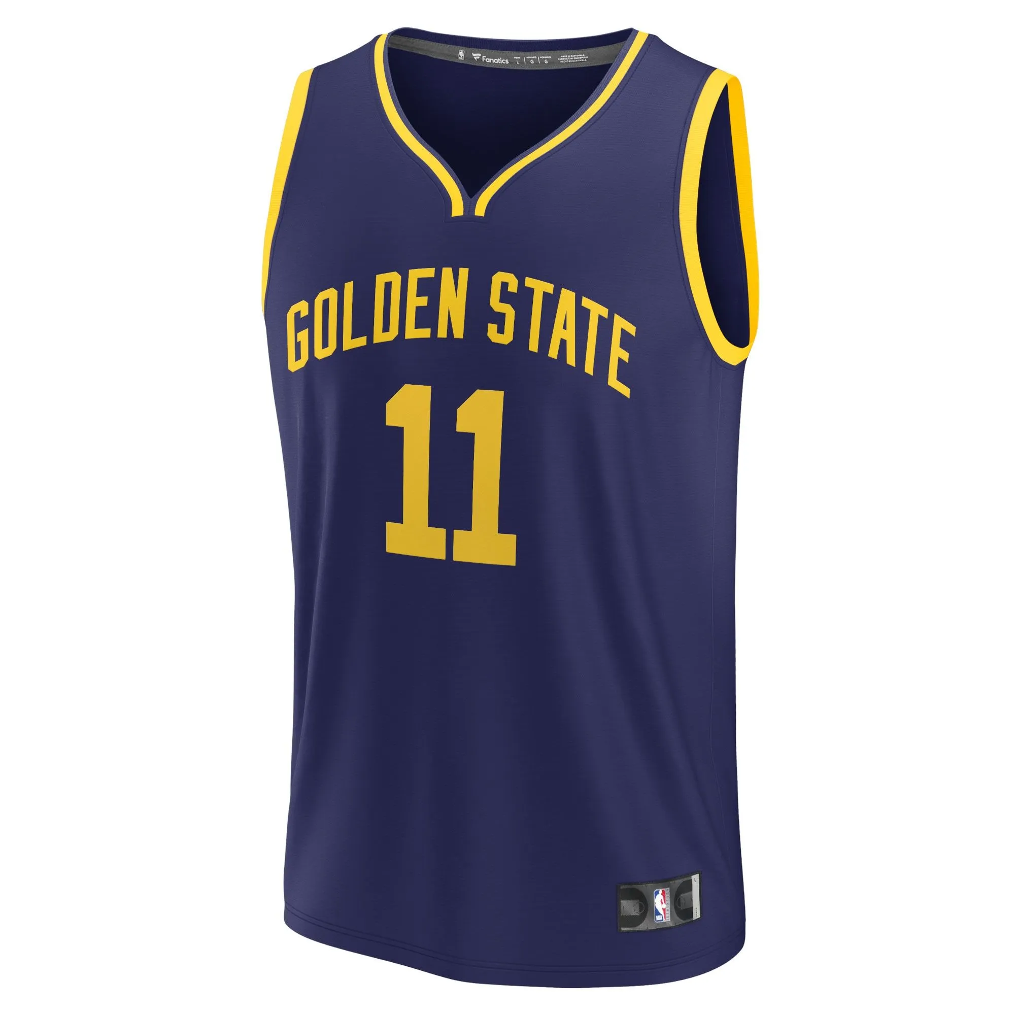 Klay Thompson Golden State Warriors Fanatics Branded Fast Break Replica Player Jersey - Statement Edition - Navy