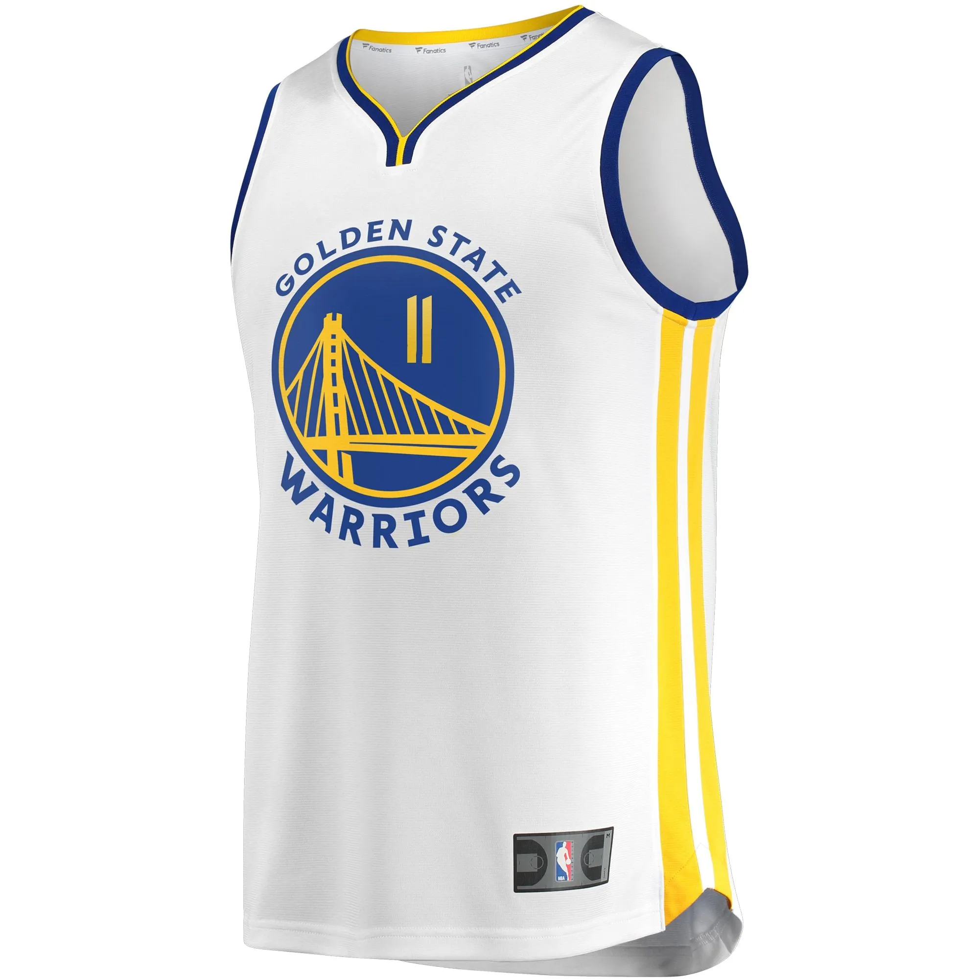 Klay Thompson Golden State Warriors Fanatics Branded Fast Break Replica Player Jersey - White - Association Edition