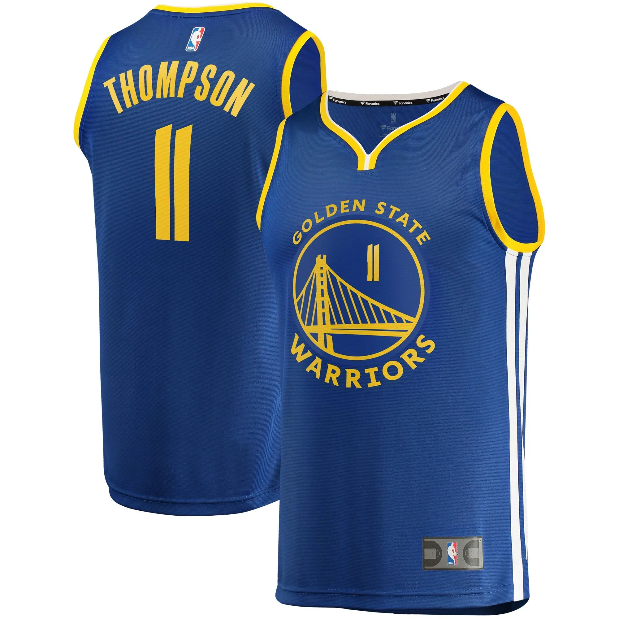 Klay Thompson Golden State Warriors Fanatics Branded Youth 2022/23 Fast Break Replica Player Jersey - Icon Edition - Royal