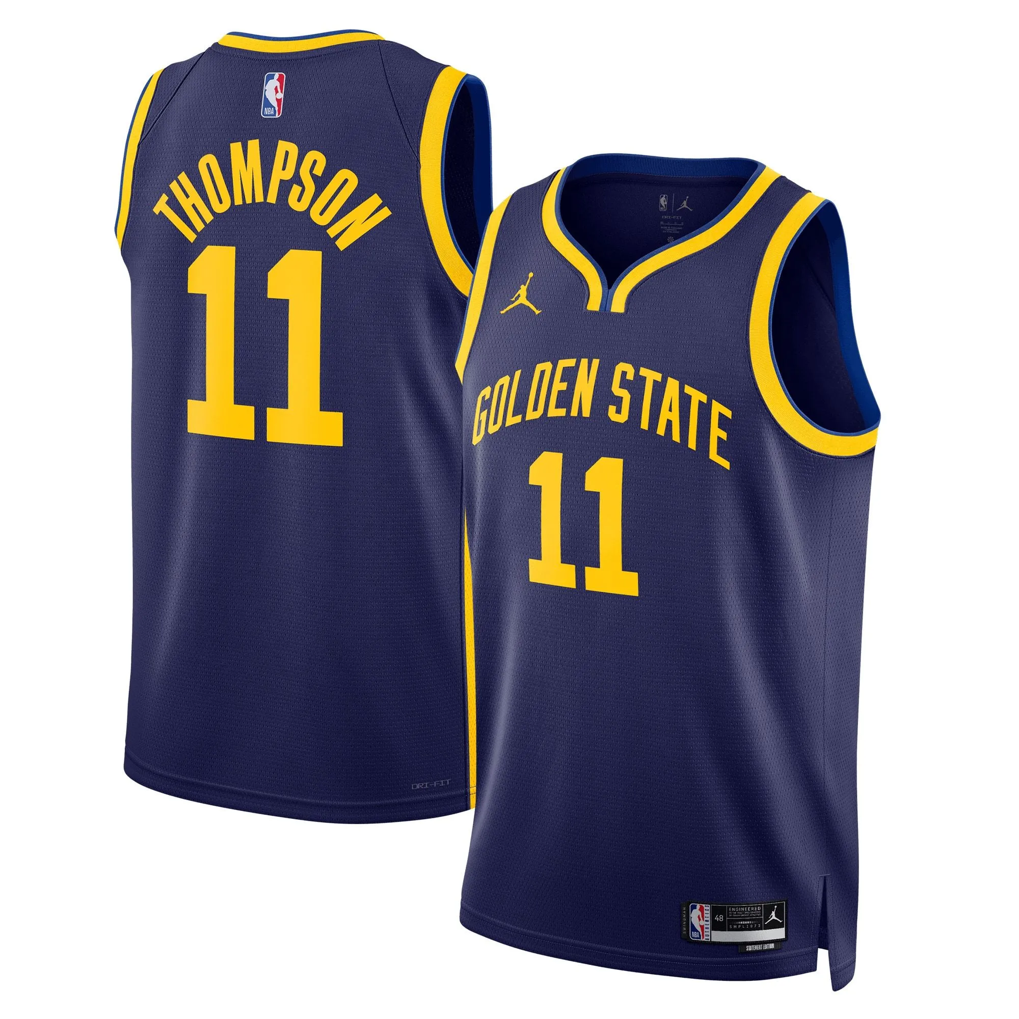 Klay Thompson Golden State Warriors Jordan Brand Unisex Swingman Jersey - Statement Edition - Navy