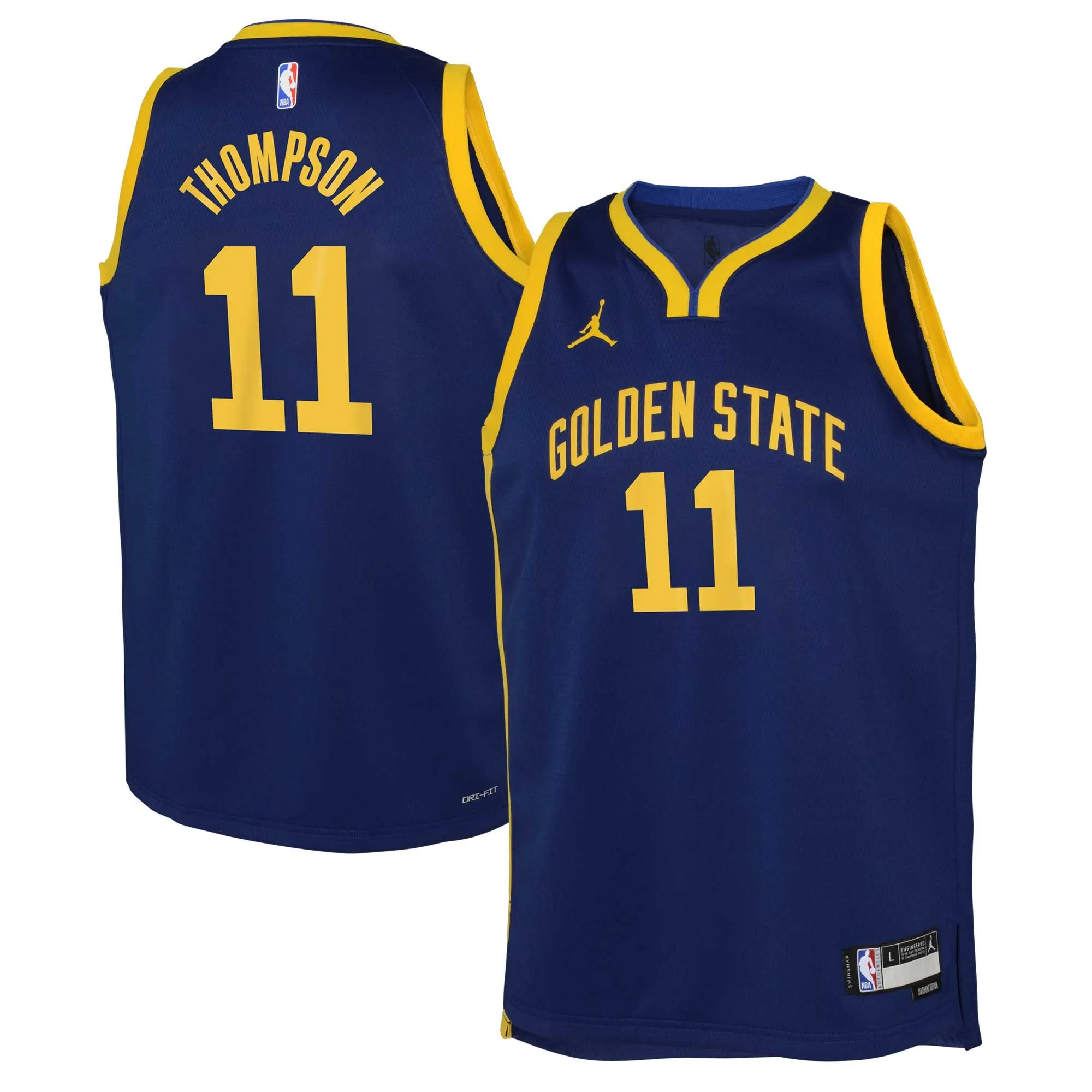 Klay Thompson Golden State Warriors Jordan Brand Youth Swingman Jersey - Statement Edition - Blue