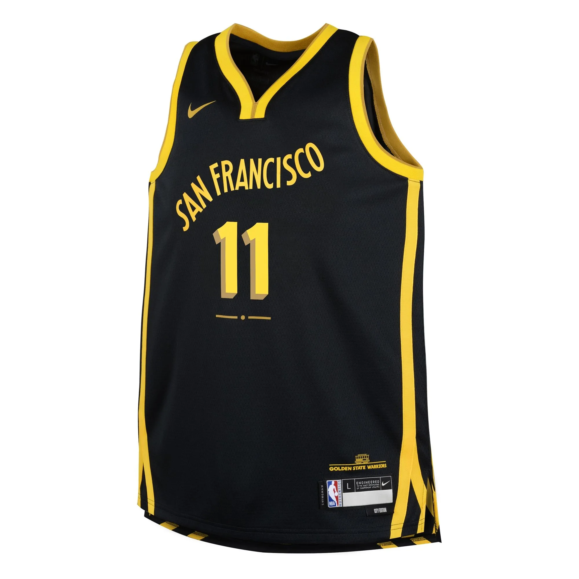 Klay Thompson Golden State Warriors  Youth  Swingman Replica Jersey - City Edition - Black