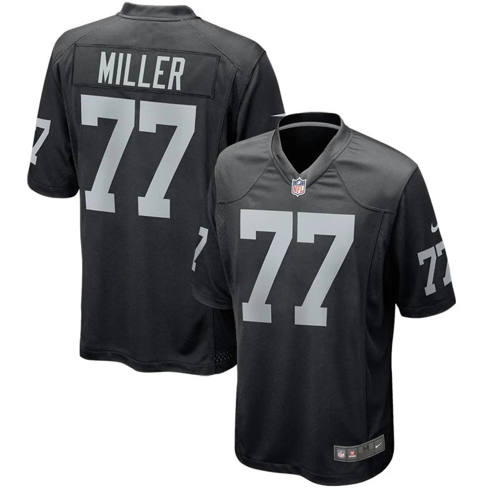 Kolton Miller Las Vegas Raiders  Game Player Jersey - Black