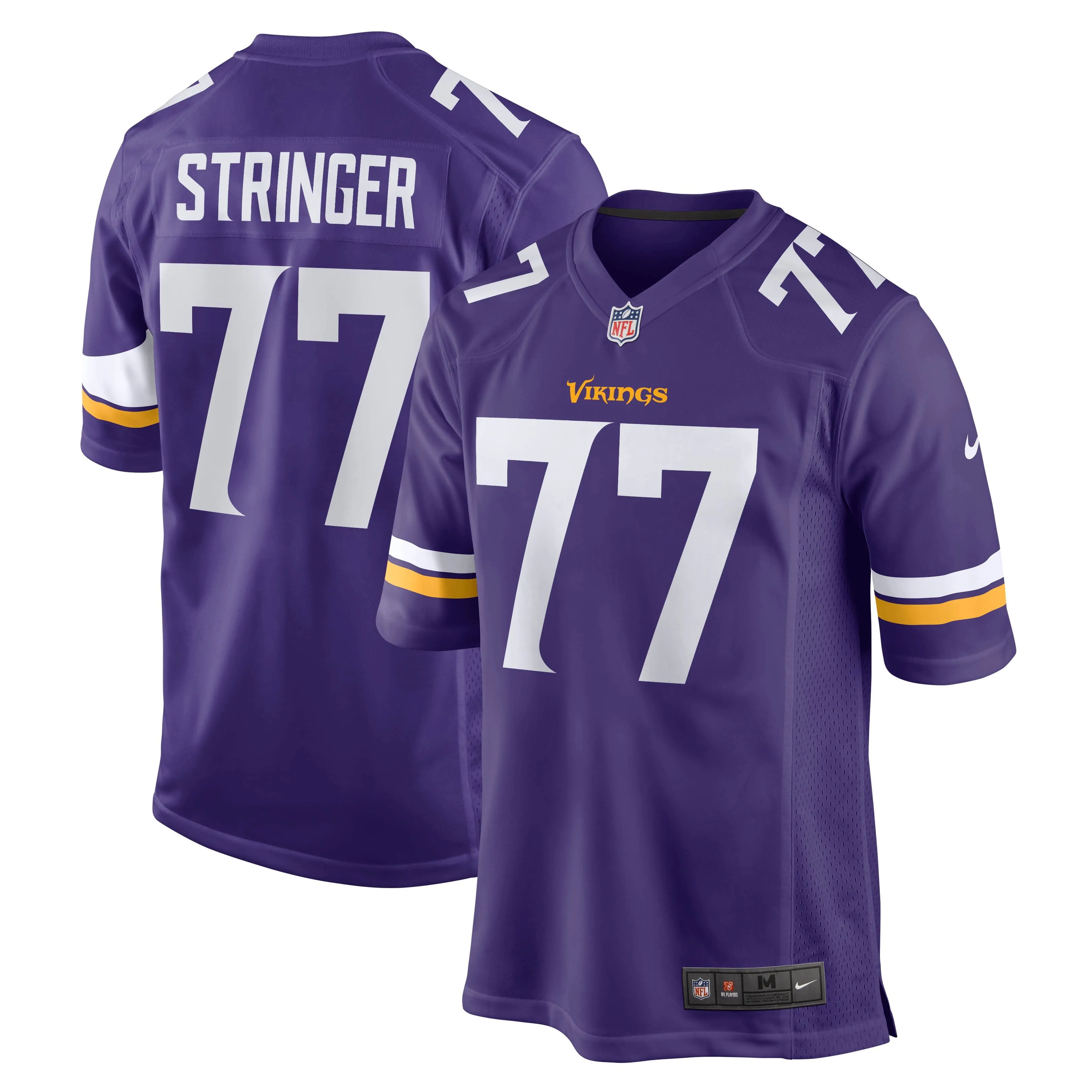 Korey Stringer Minnesota Vikings  Retired Player Jersey - Purple