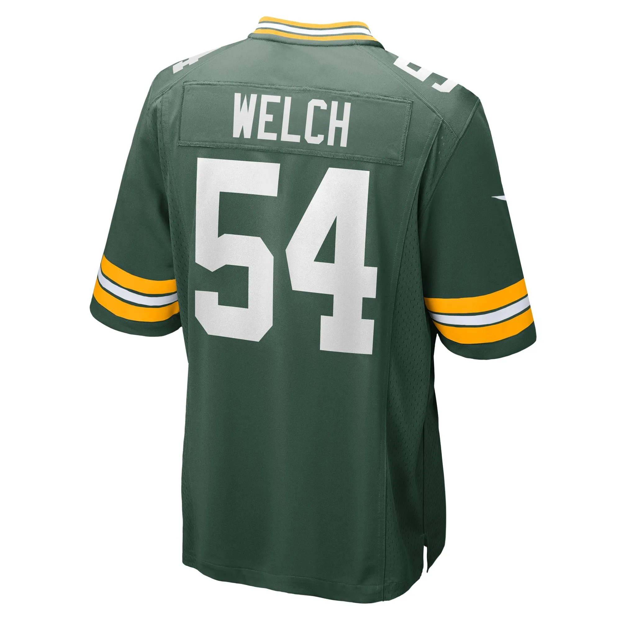 Kristian Welch Green Bay Packers  Team Game Jersey -  Green