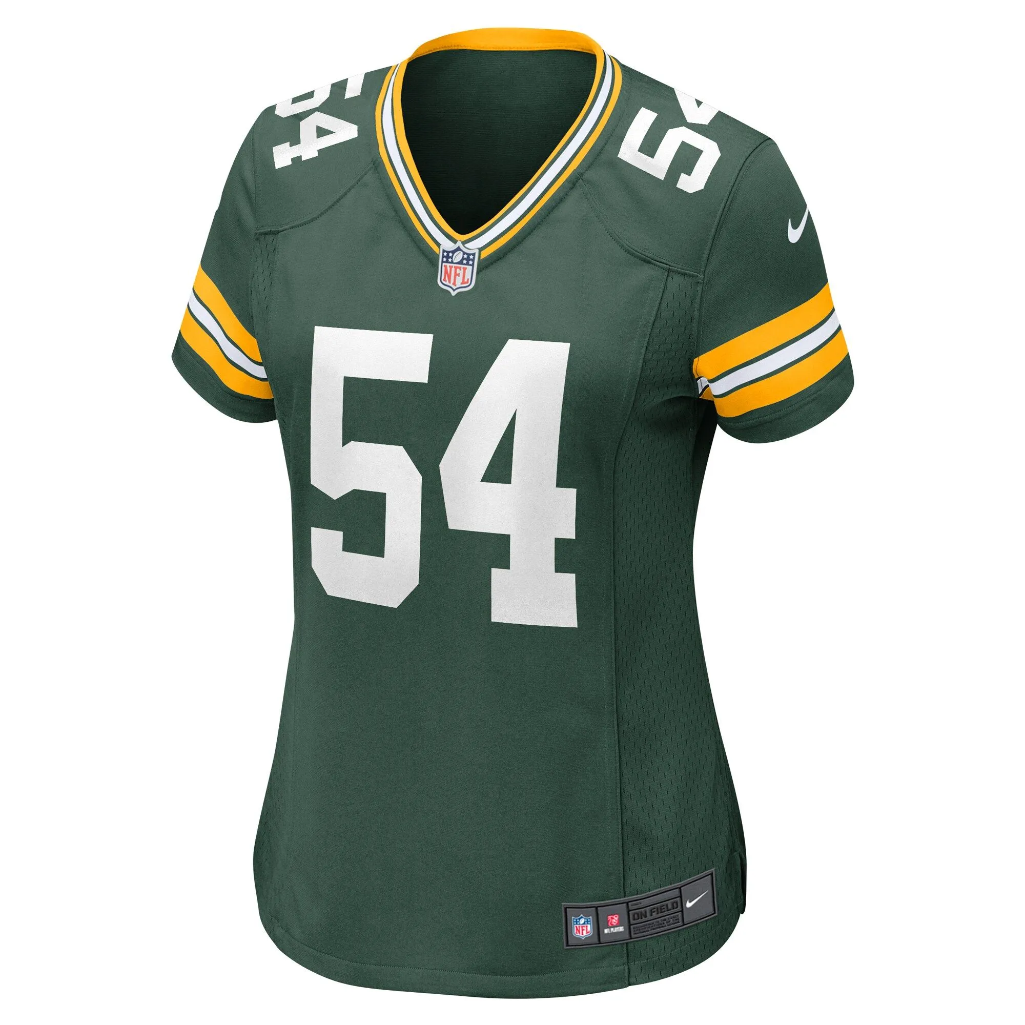 Kristian Welch Green Bay Packers  Women's Team Game Jersey -  Green