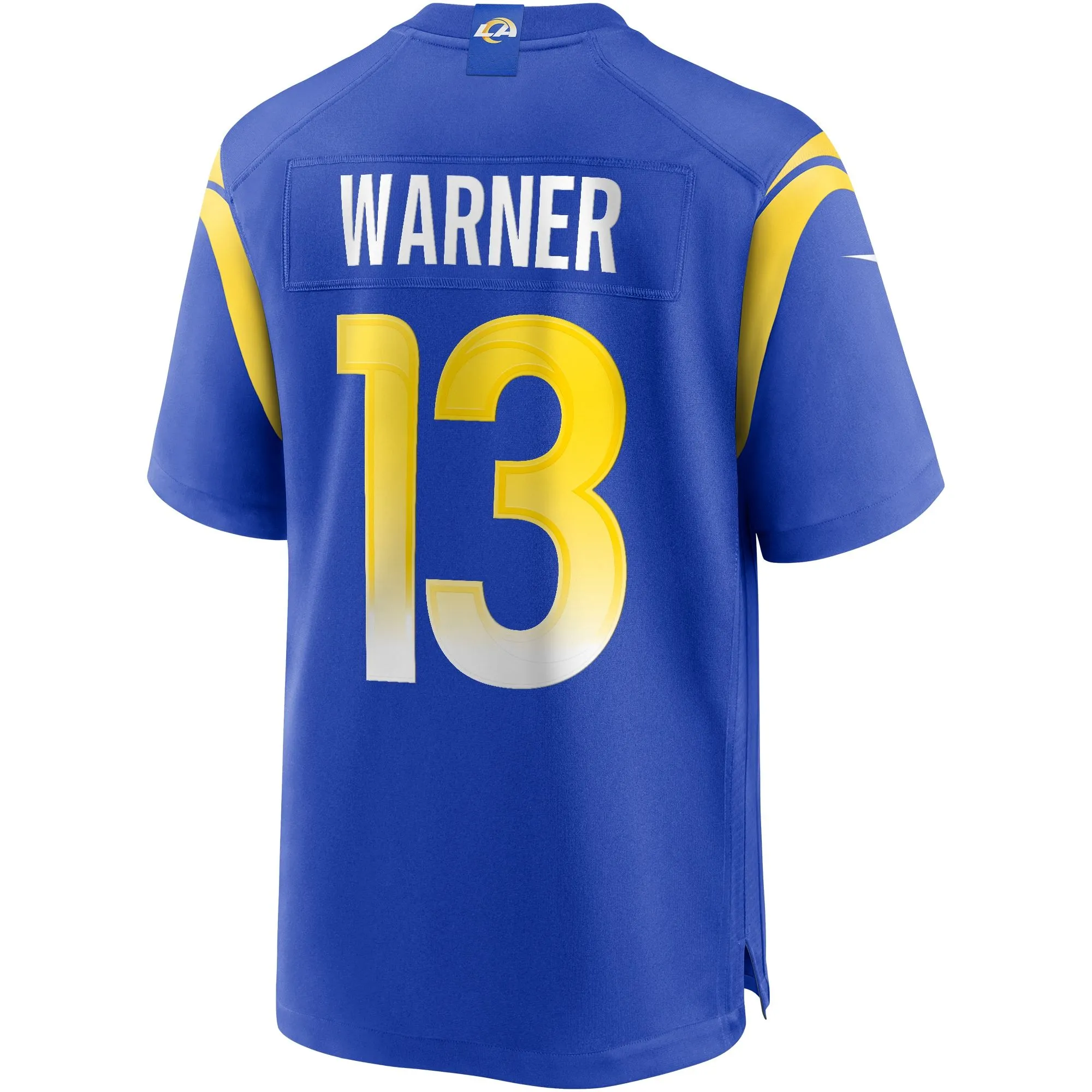 Kurt Warner Los Angeles Rams  Game Retired Player Jersey - Royal