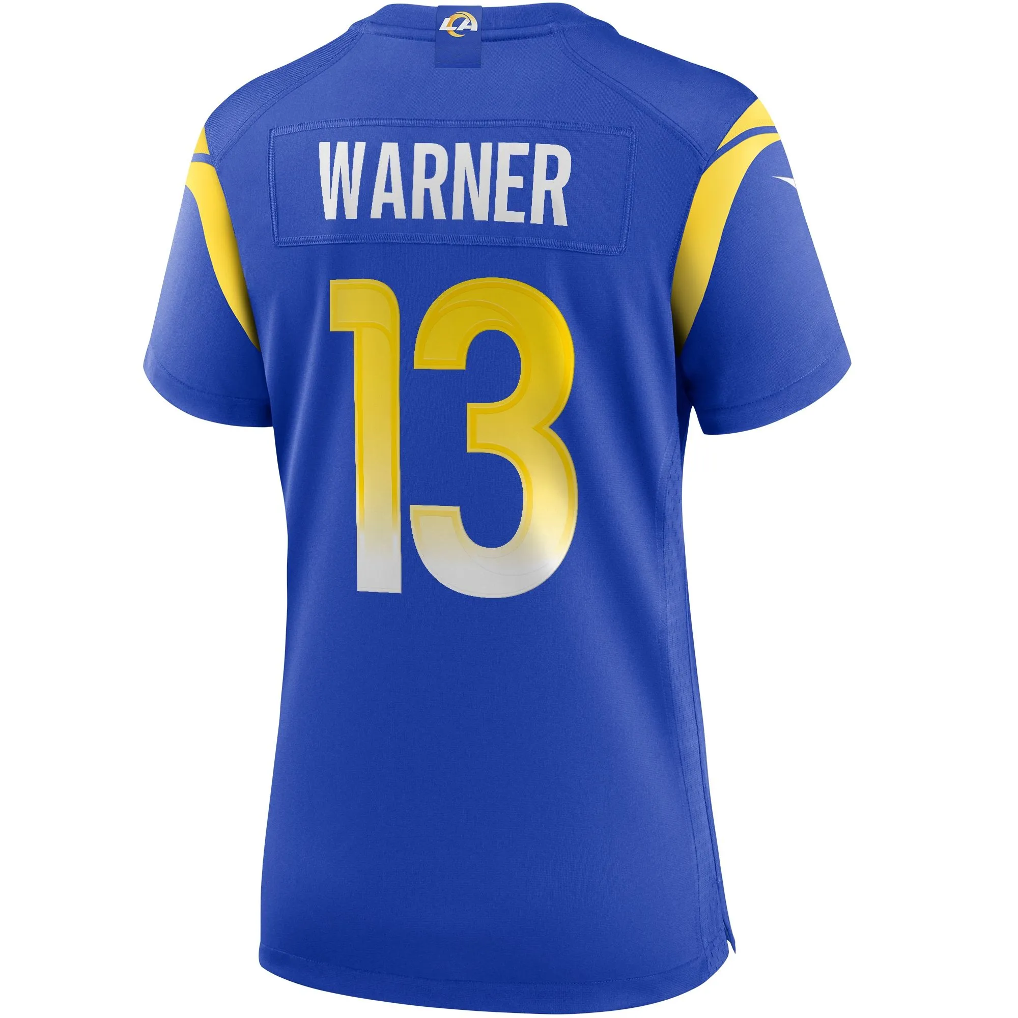 Kurt Warner Los Angeles Rams  Women's Game Retired Player Jersey - Royal