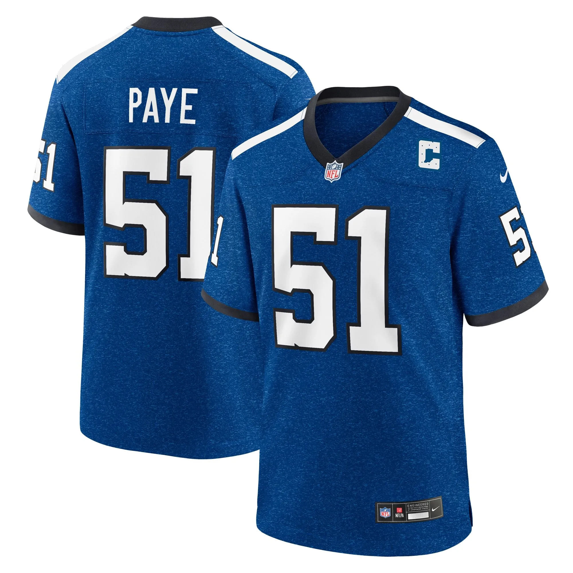 Kwity Paye Indianapolis Colts  Indiana Nights Alternate Game Jersey - Royal