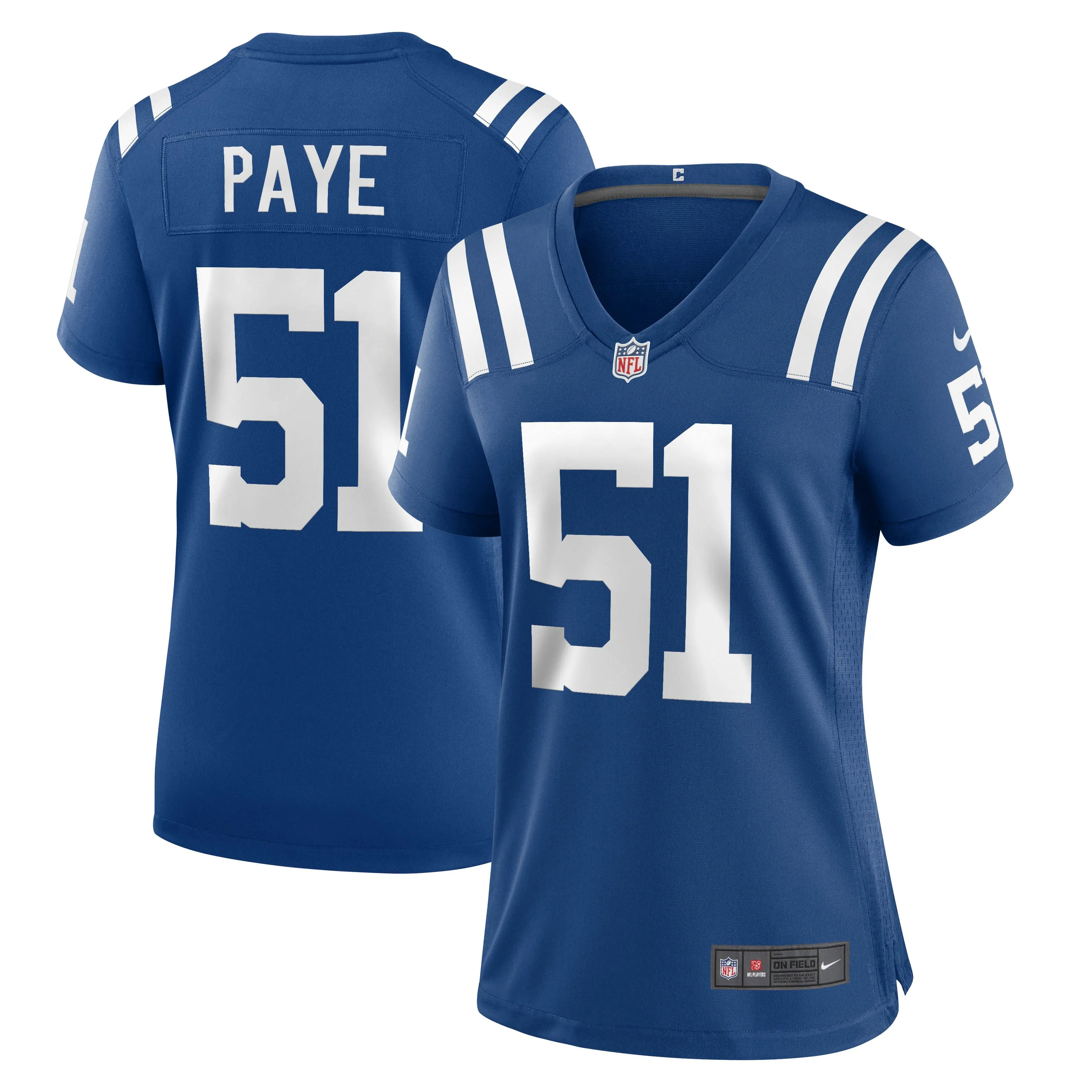 Kwity Paye Indianapolis Colts  Women's Game Jersey - Royal