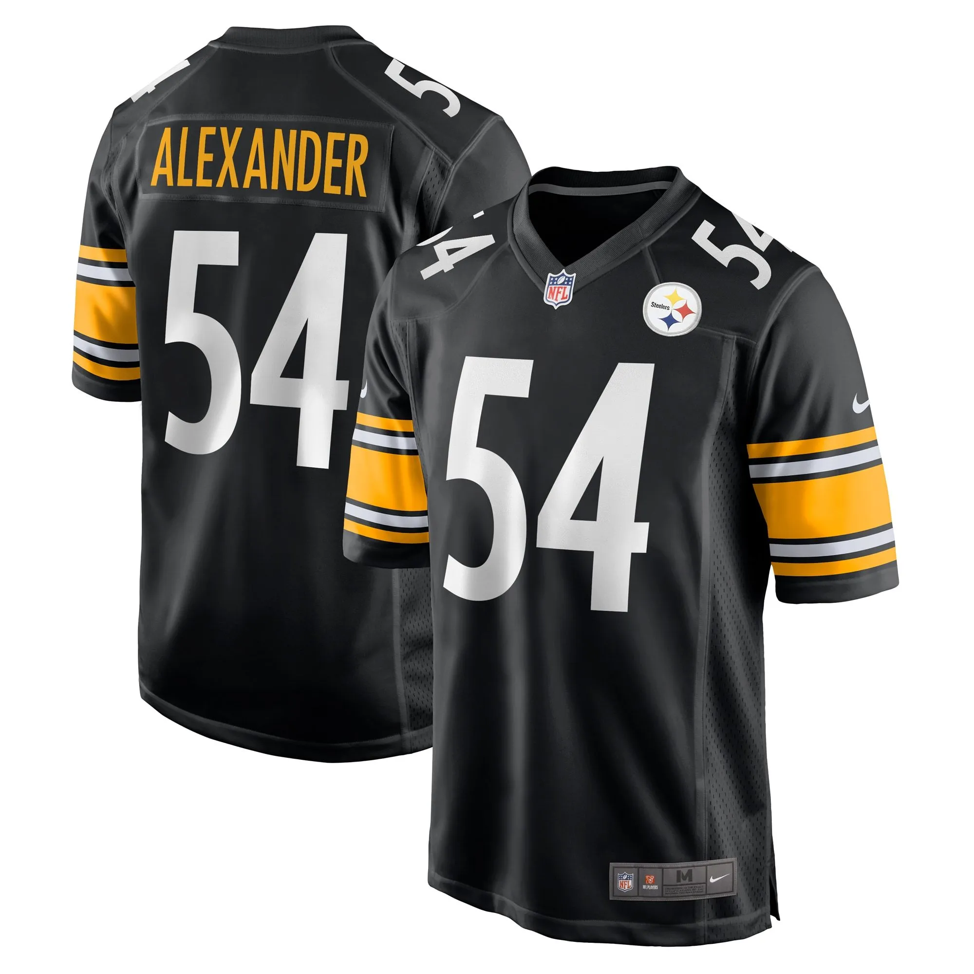 Kwon Alexander Pittsburgh Steelers   Game Jersey -  Black