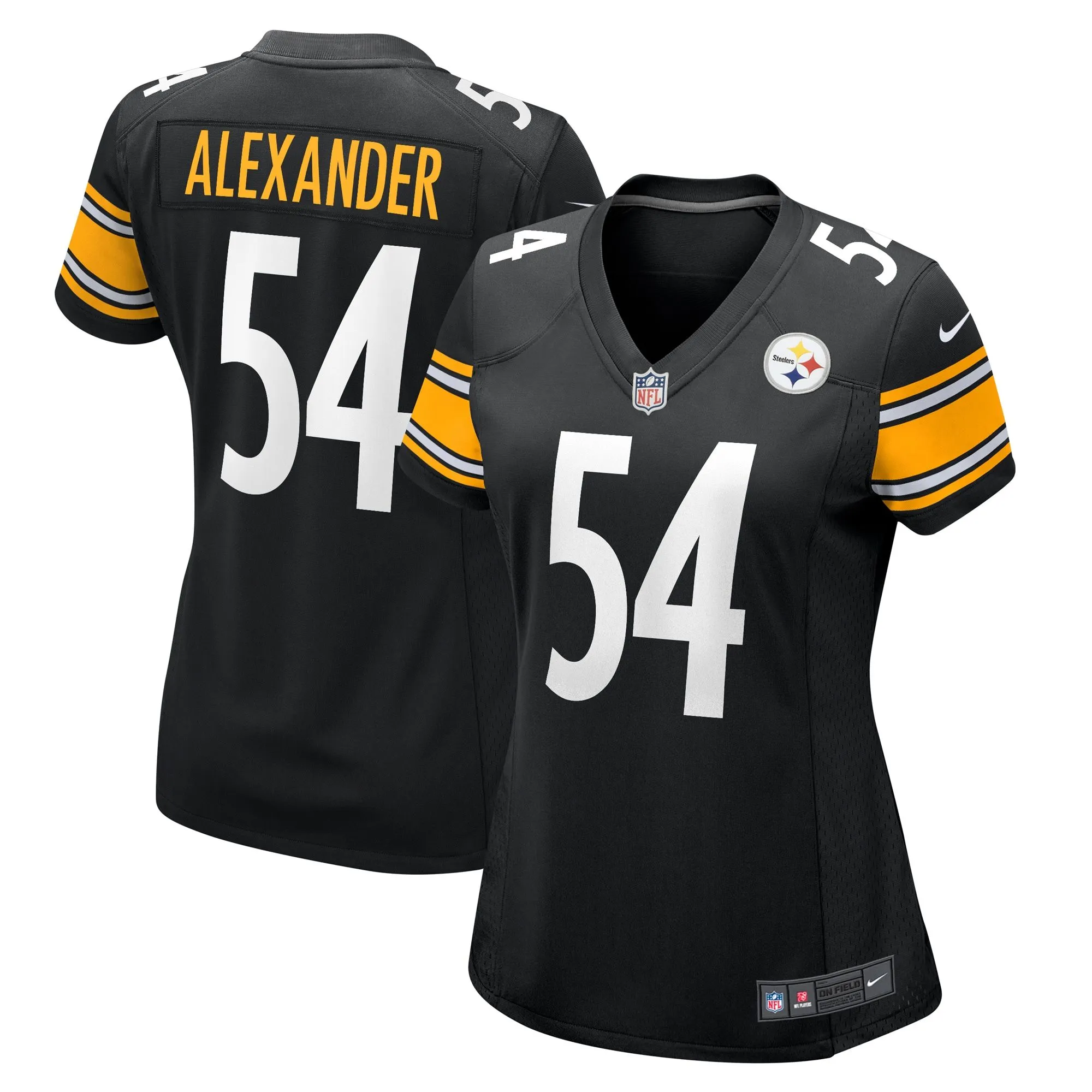 Kwon Alexander Pittsburgh Steelers  Women's  Game Jersey -  Black