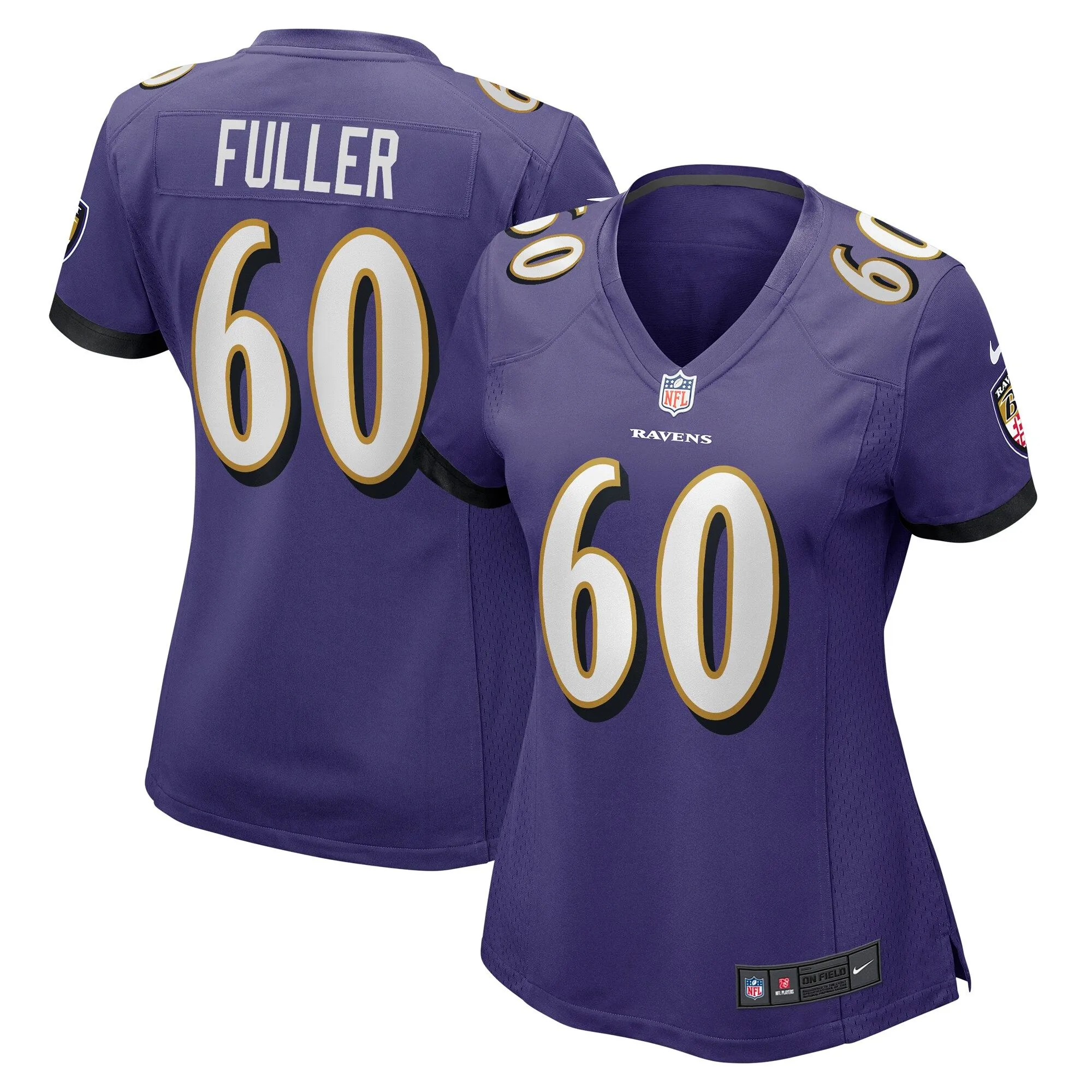 Kyle Fuller Baltimore Ravens  Women's  Game Jersey -  Purple