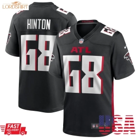 Kyle Hinton Atlanta Falcons  Team Game Jersey    Black