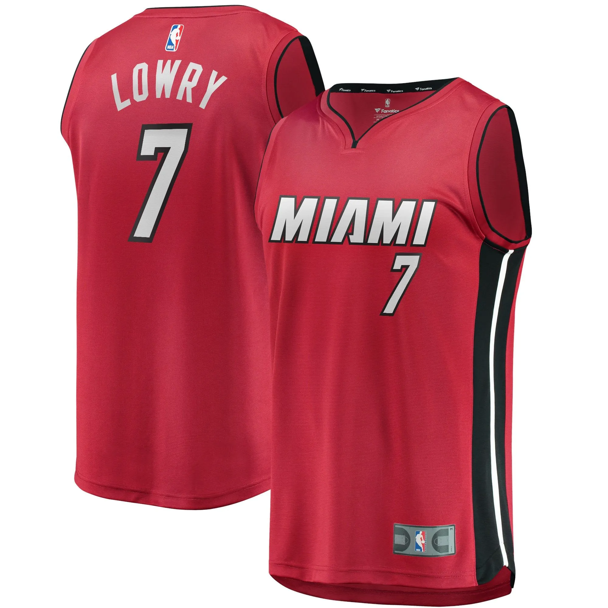 Kyle Lowry Miami Heat Fanatics Branded Youth Fast Break Replica Player Jersey Red - Statement Edition