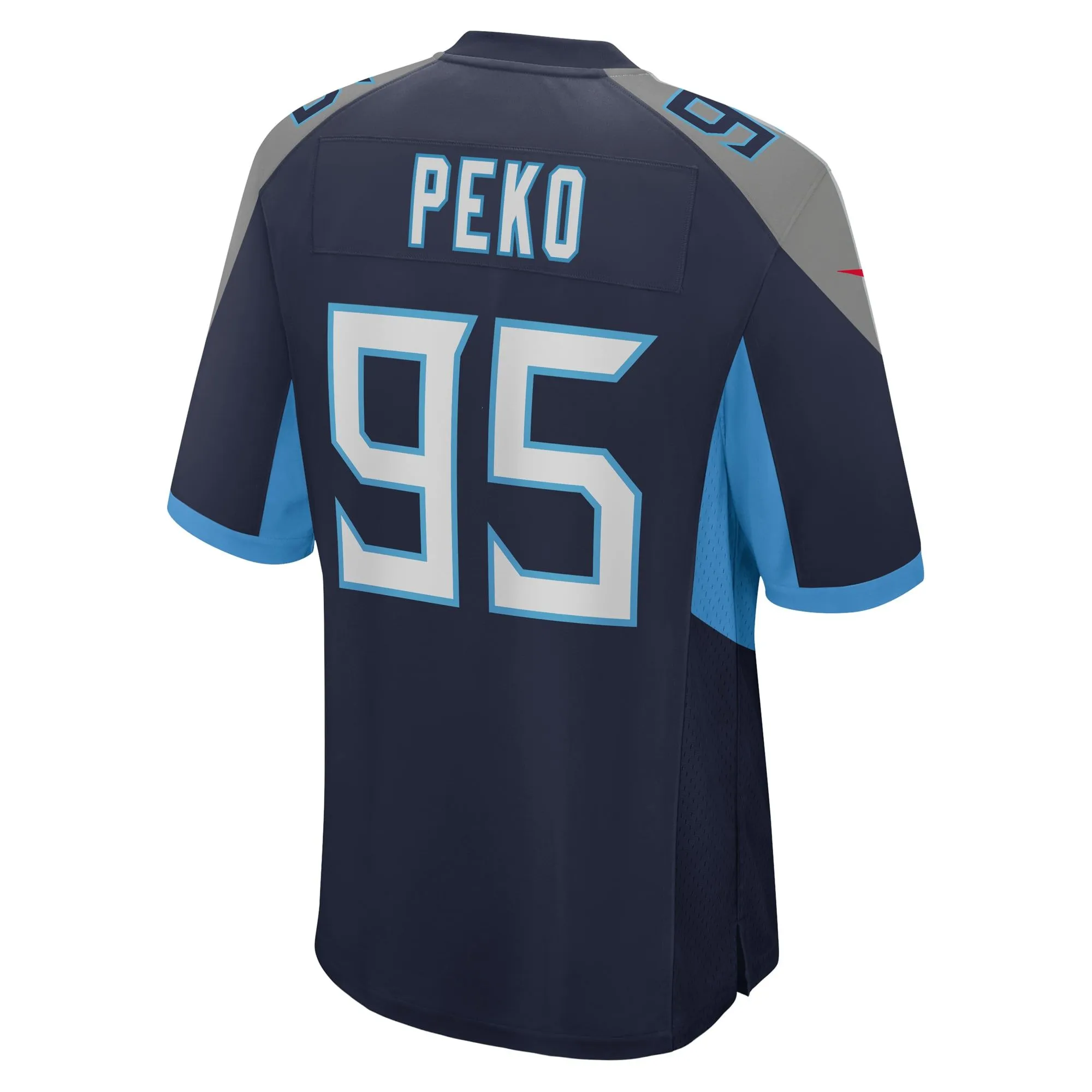 Kyle Peko Tennessee Titans  Team Game Jersey -  Navy