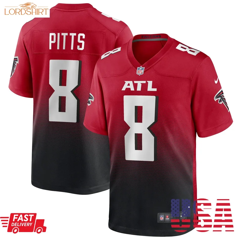 Kyle Pitts Atlanta Falcons  Alternate Game Jersey   Red