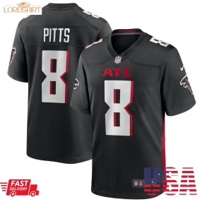 Kyle Pitts Atlanta Falcons  Game Jersey   Black