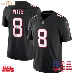 Kyle Pitts Atlanta Falcons  Vapor Fuse Limited Jersey   Black