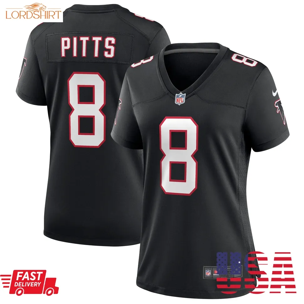 Kyle Pitts Atlanta Falcons  Women's Game Jersey   Black