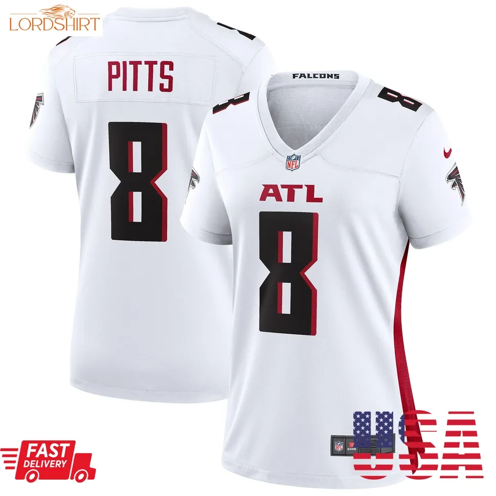 Kyle Pitts Atlanta Falcons  Women's Game Player Jersey   White