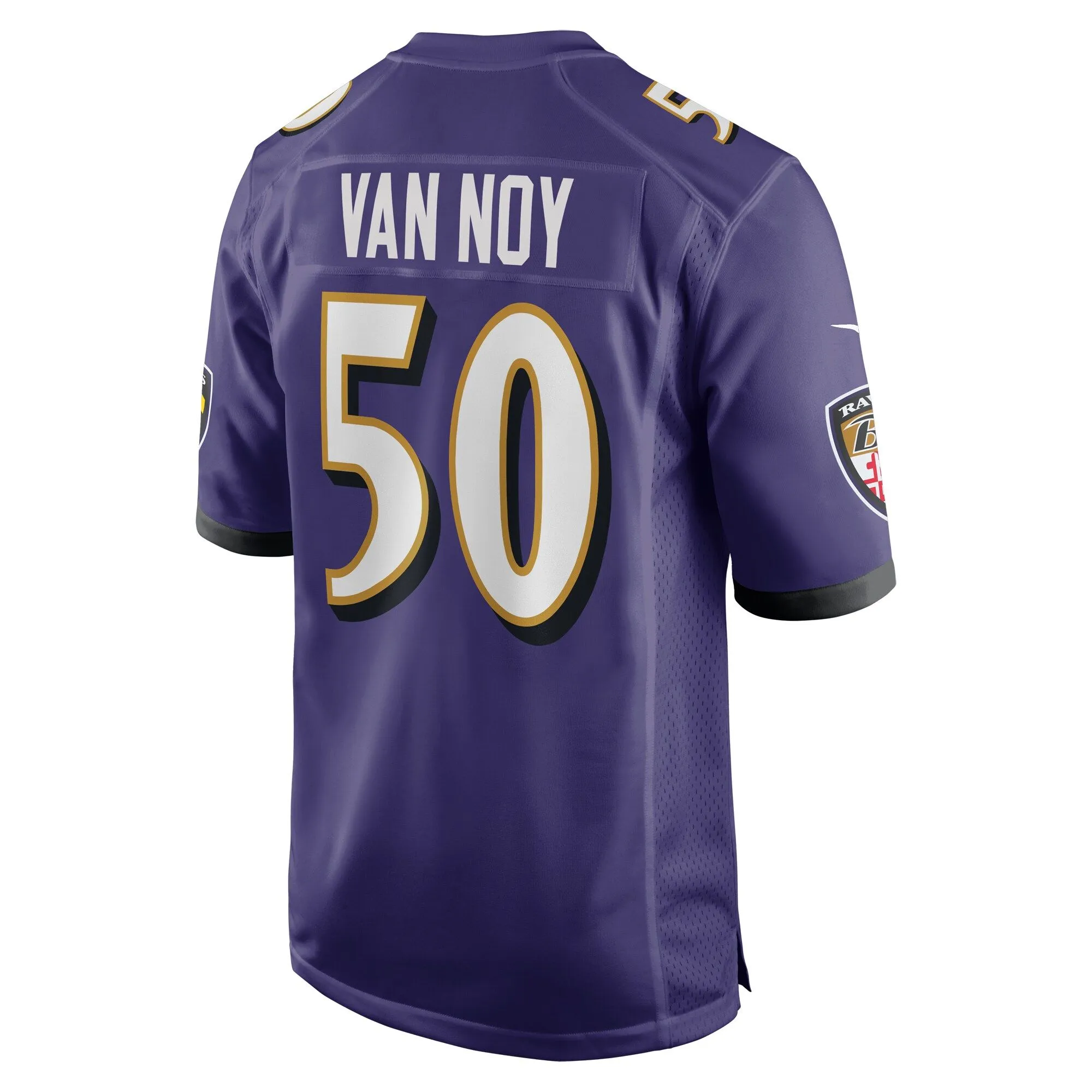 Kyle Van Noy Baltimore Ravens   Game Jersey -  Purple