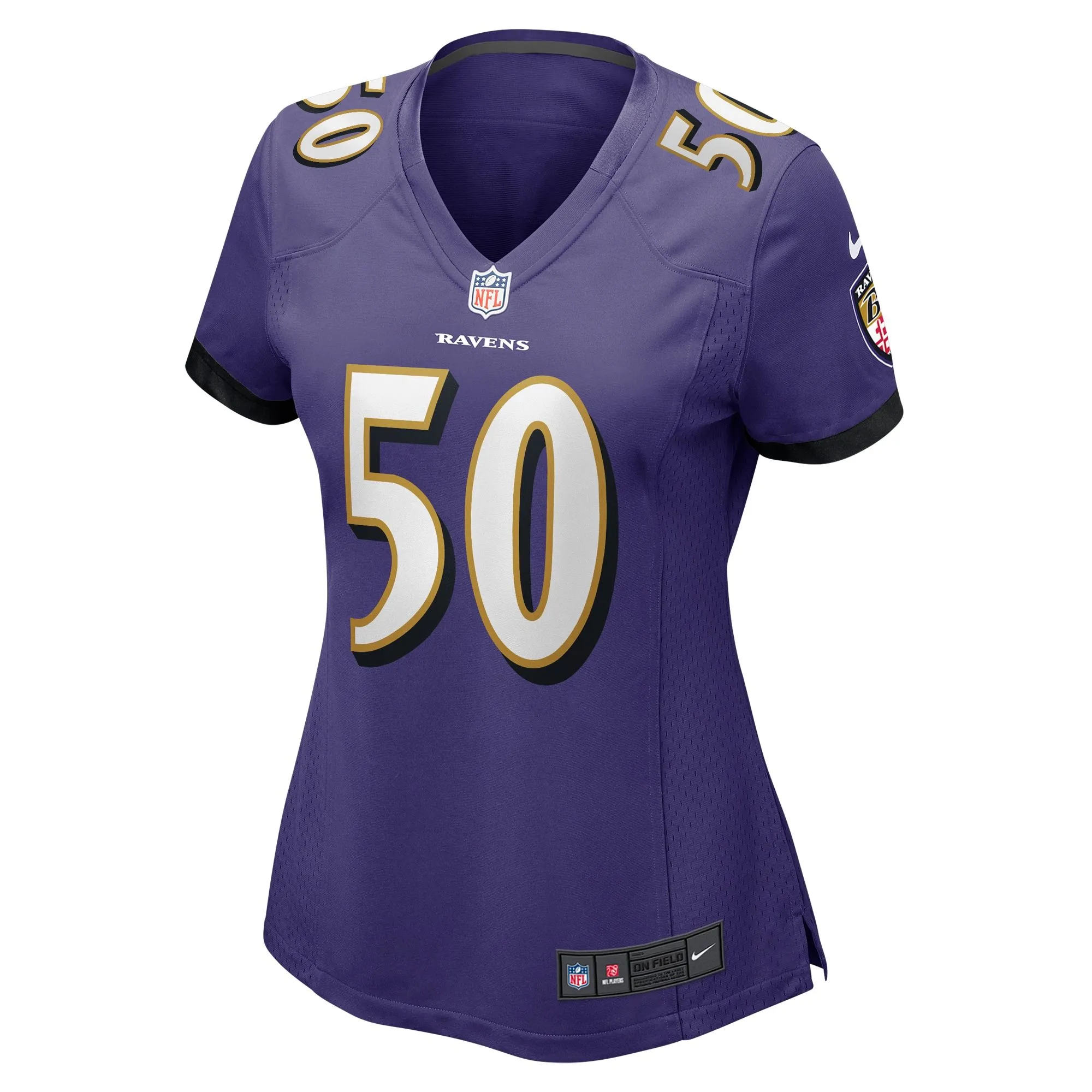 Kyle Van Noy Baltimore Ravens  Women's  Game Jersey -  Purple